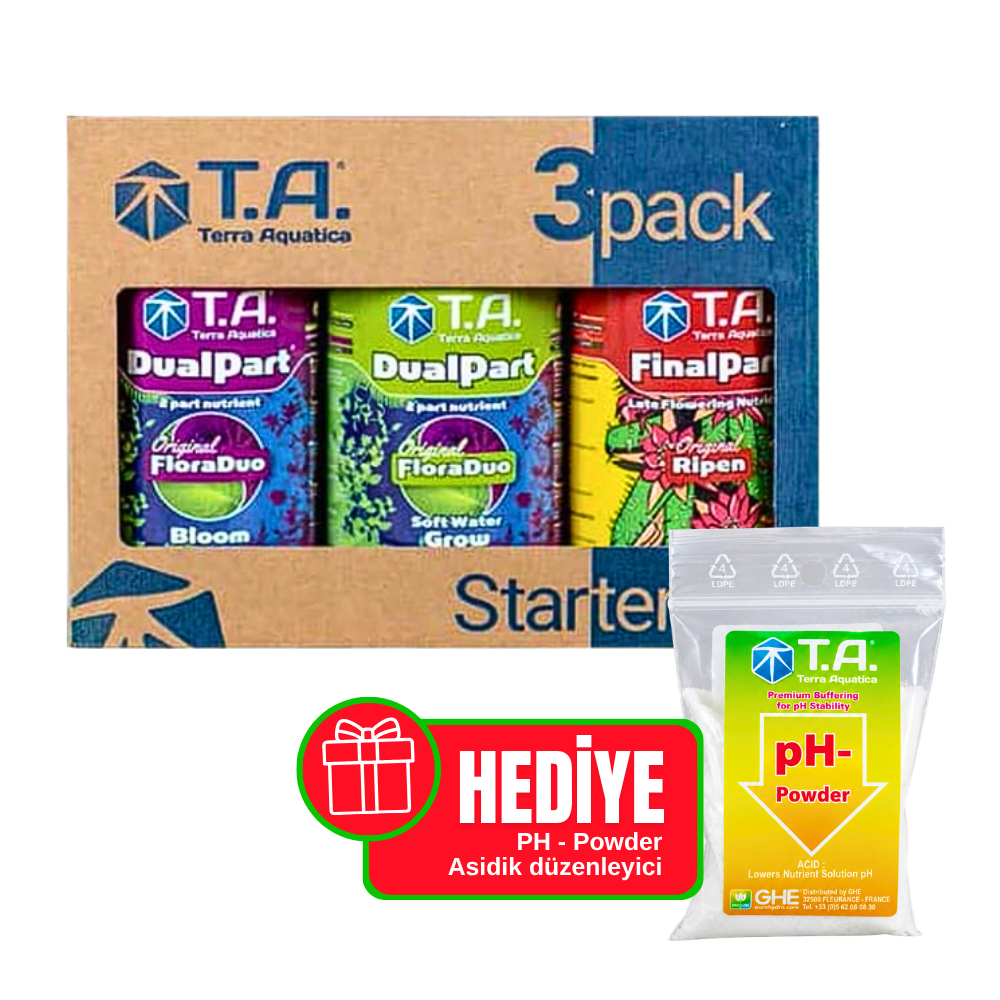 General Hydroponics FloraDuo Tripack Softwater