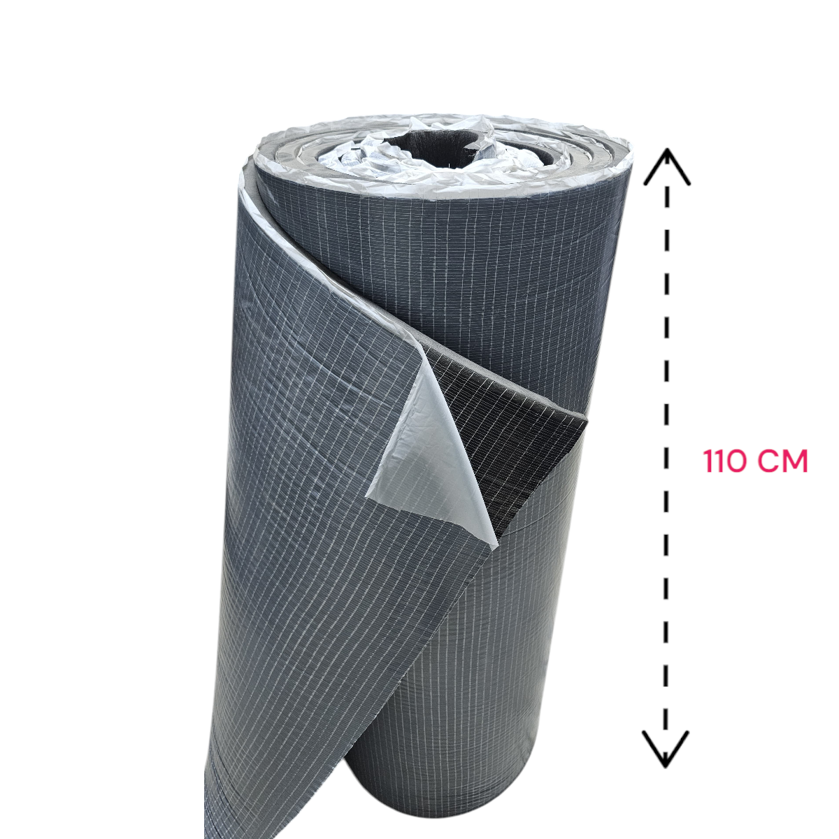 ALÜMİNYUMLU KAUÇUK YAPIŞKANLI (Kalınlık: 19mm / En: 110cm)