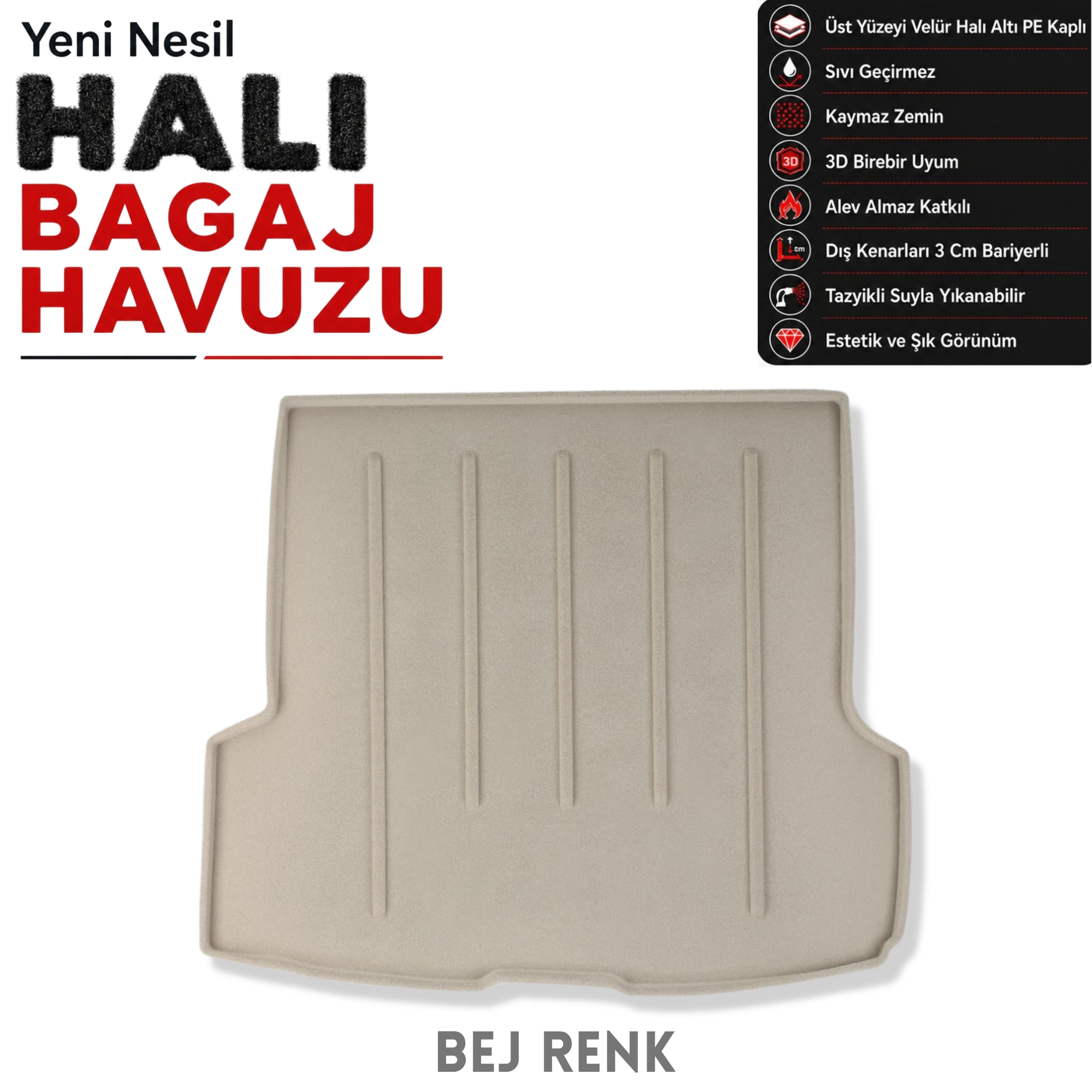BMW 4 Gran Coupe Halı Bagaj Havuzu F36 (2014 - 2020 Arası)