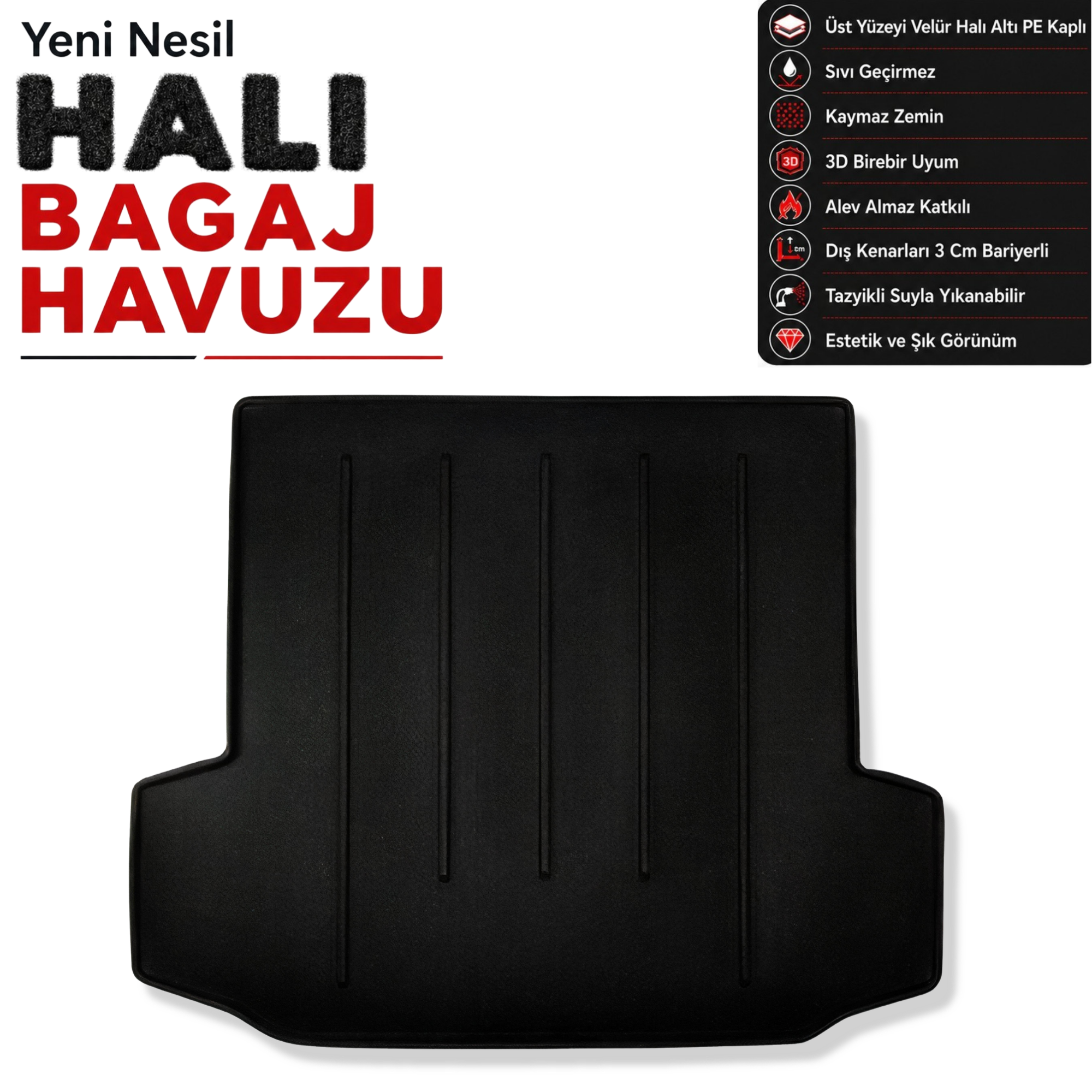 BMW 6 Gran Turismo Halı Bagaj Havuzu G32 (2017 ve Sonrası)