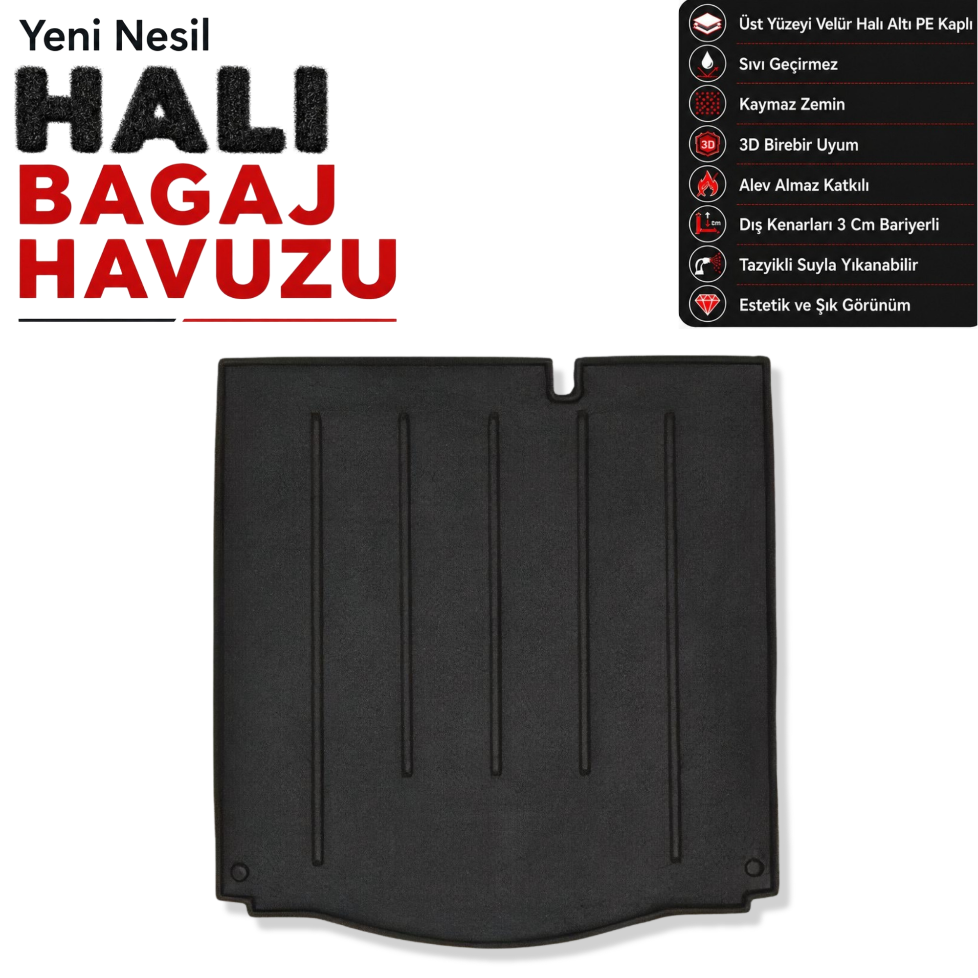 Citroen C Elysee Halı Bagaj Havuzu (2012 sonrası)