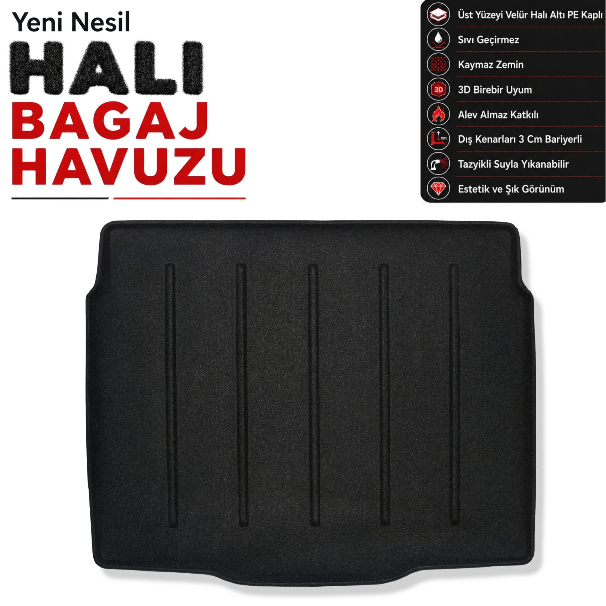 Citroen C4 Halı Bagaj Havuzu ( 2021 Sonrası)
