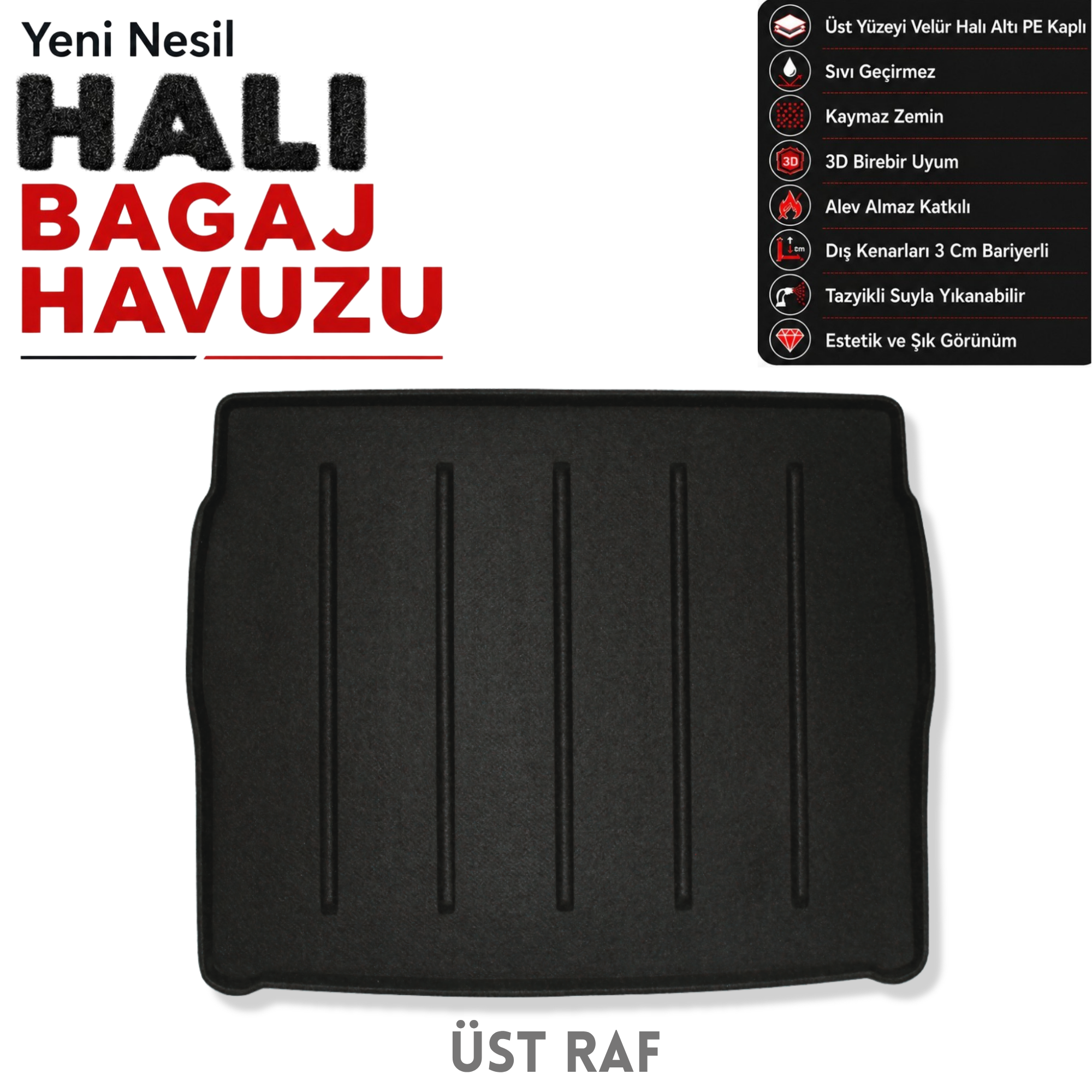 Citroen C3 Aircross Halı Bagaj Havuzu (2025 Sonrası)