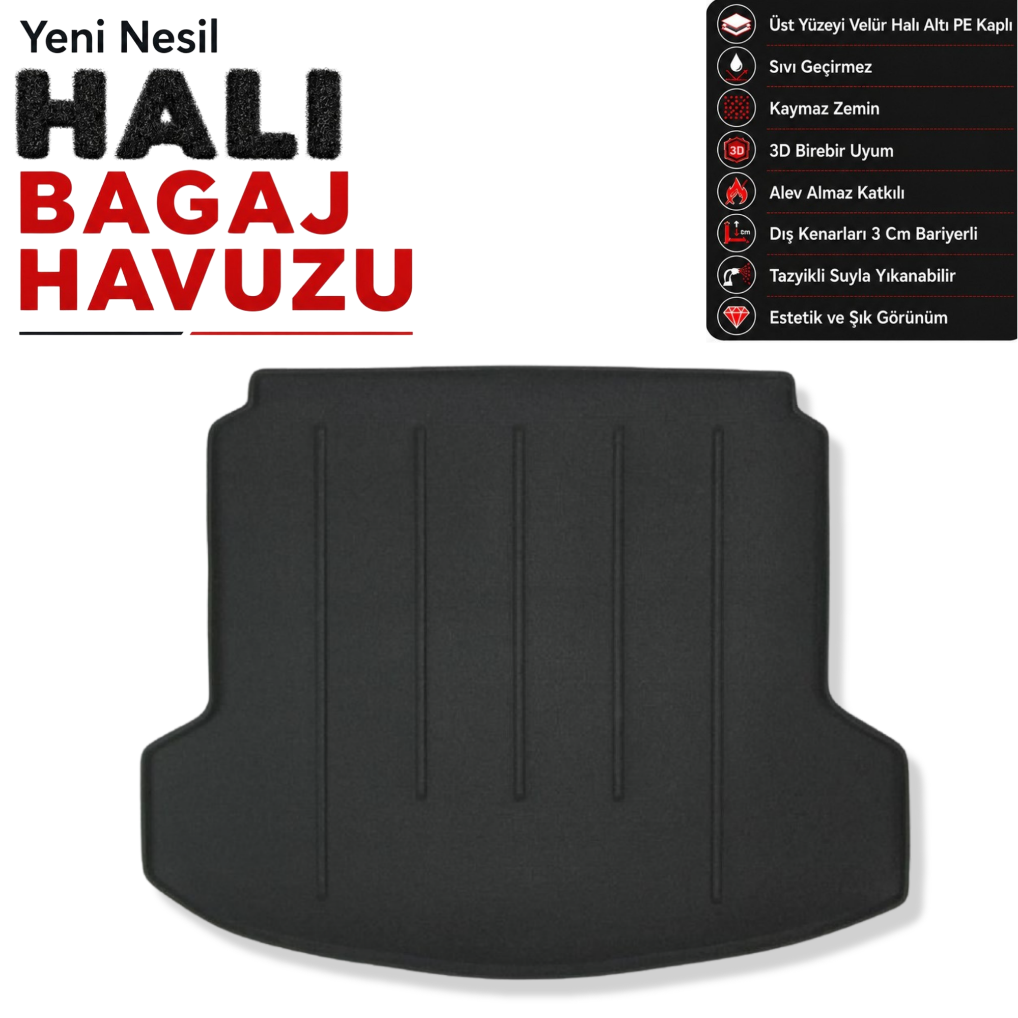 Fiat Egea Station Wagon Halı Bagaj Havuzu (2021 ve Sonrası)