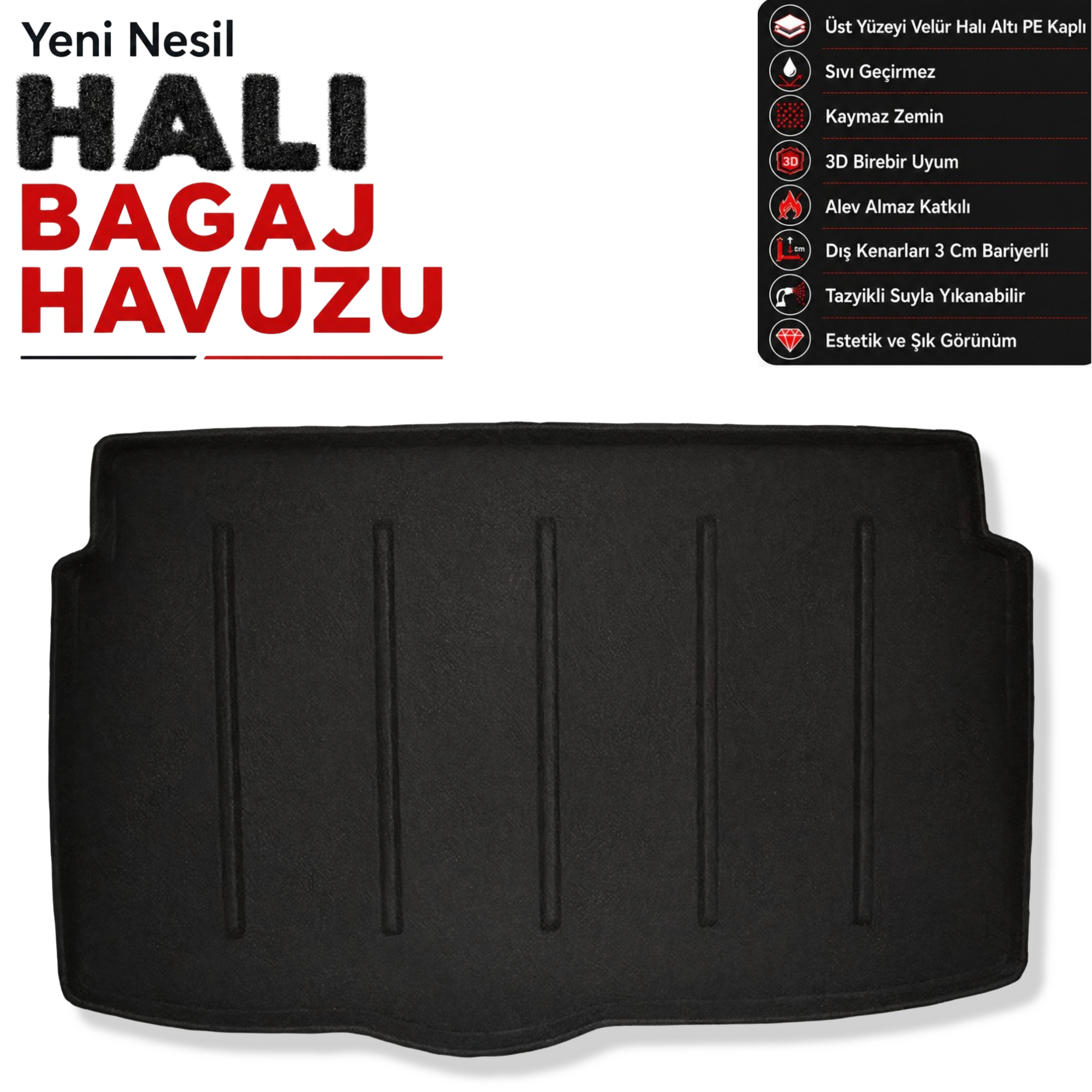 Hyundai i20 Halı Bagaj Havuzu (2020 Sonrası)