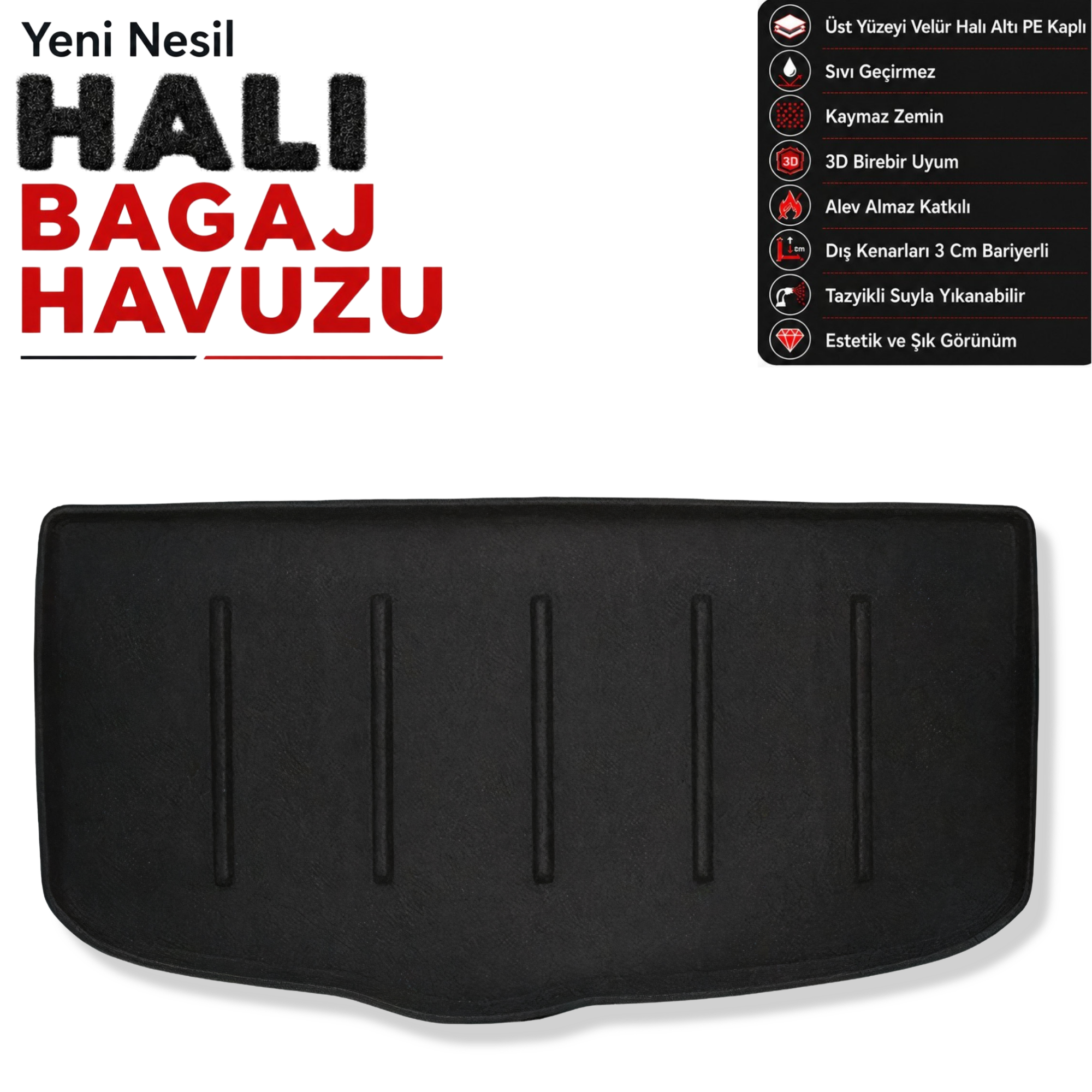 Hyundai i10 Halı Bagaj Havuzu (2020 Sonrası)