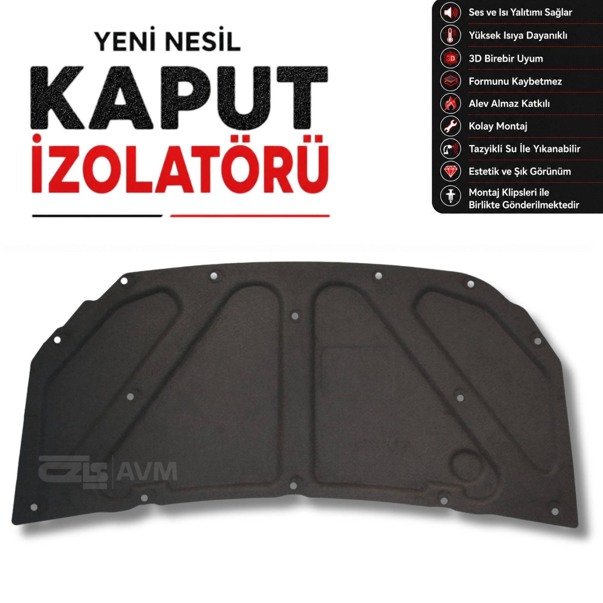 Hyundai Accent Era Kaput izolatörü (2006-2012 Arası)
