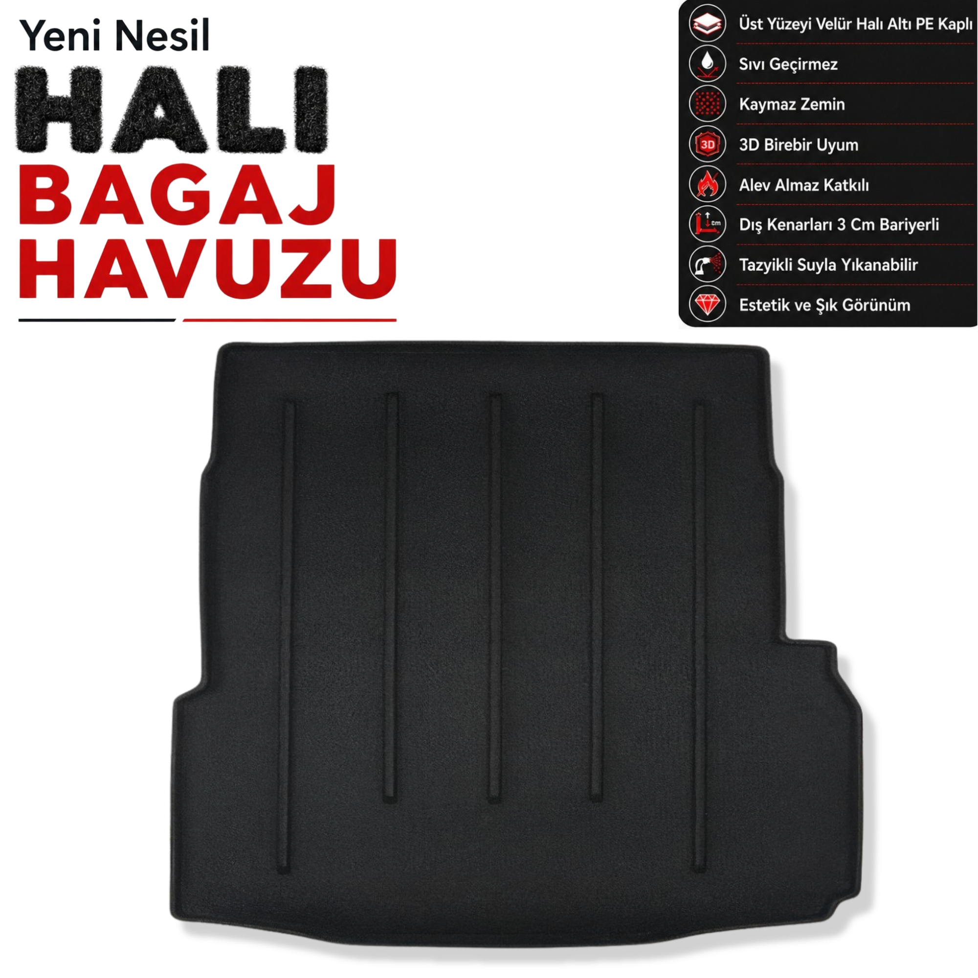 Jaguar XF Halı Bagaj Havuzu (2016 Sonrası)