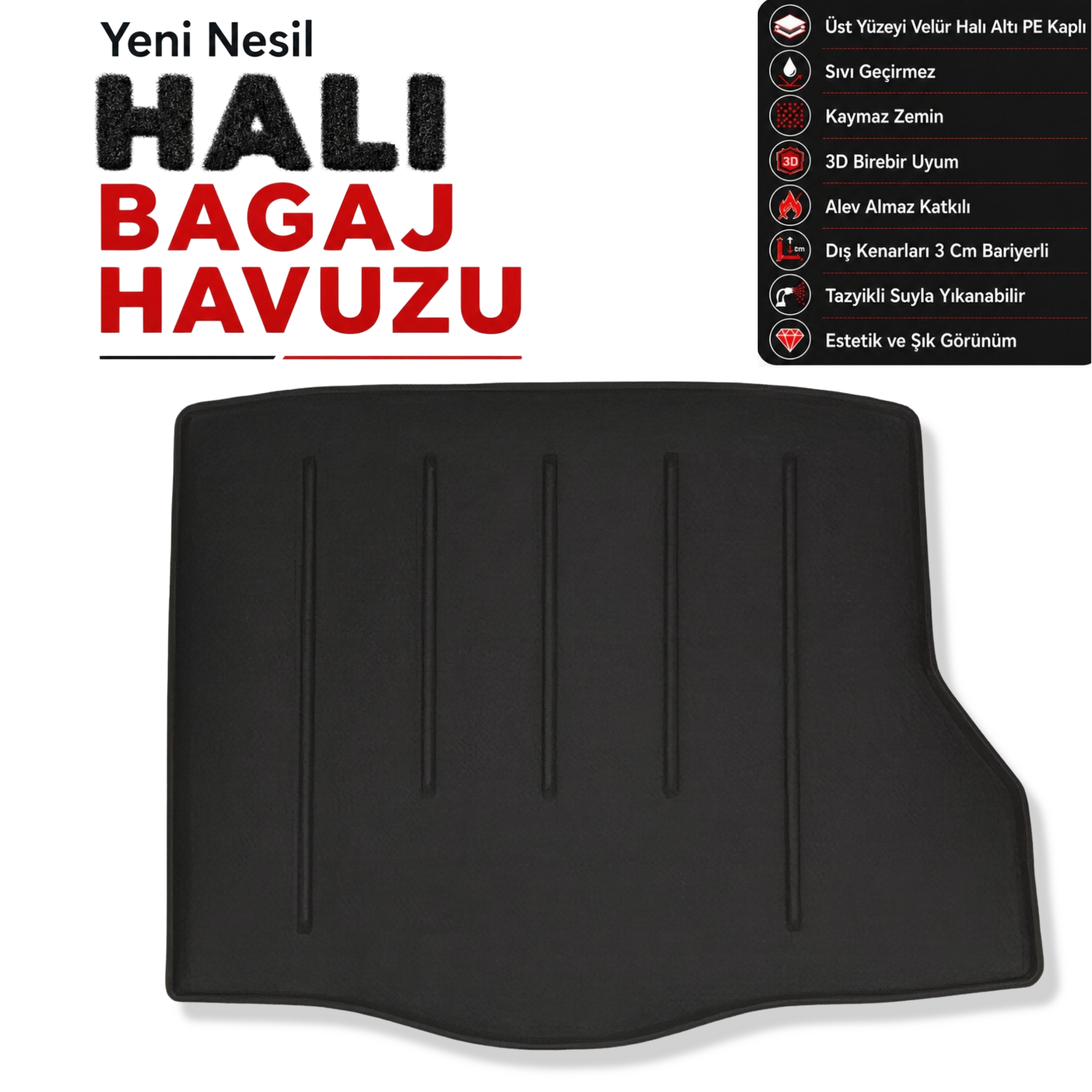 Mercedes CLA Halı Bagaj Havuzu (2013 - 2019 Arası) (C117)
