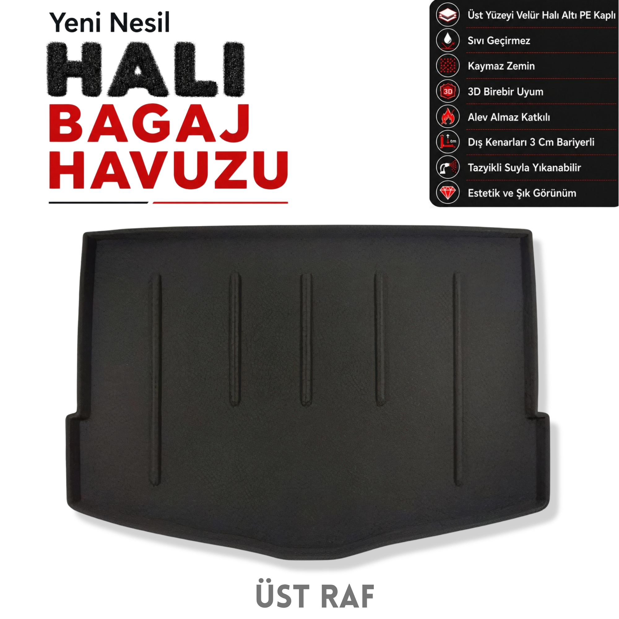 Nissan Qashqai J11 Halı Bagaj Havuzu (2014 - 2021 Arası)