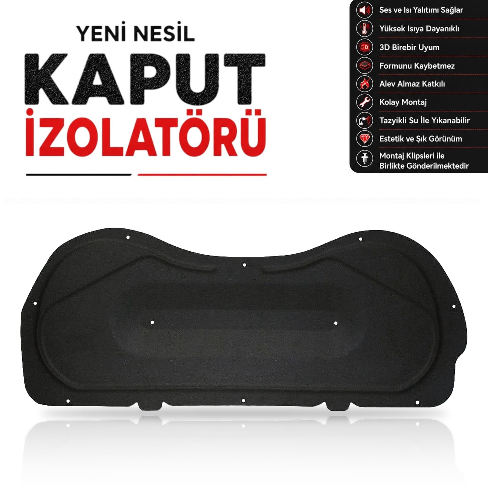 Peugeot 208 Kaput Altı İzolatörü (2. Nesil | 2020 Sonrası)