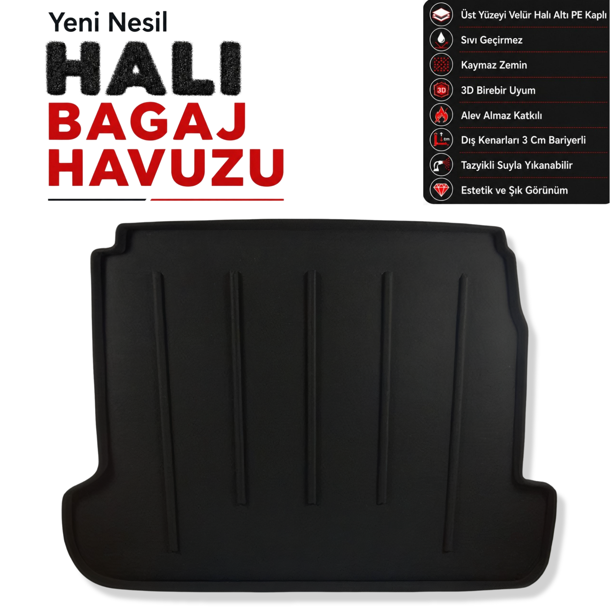 Renault Fluence Halı Bagaj Havuzu (2009 - 2012 Arası)