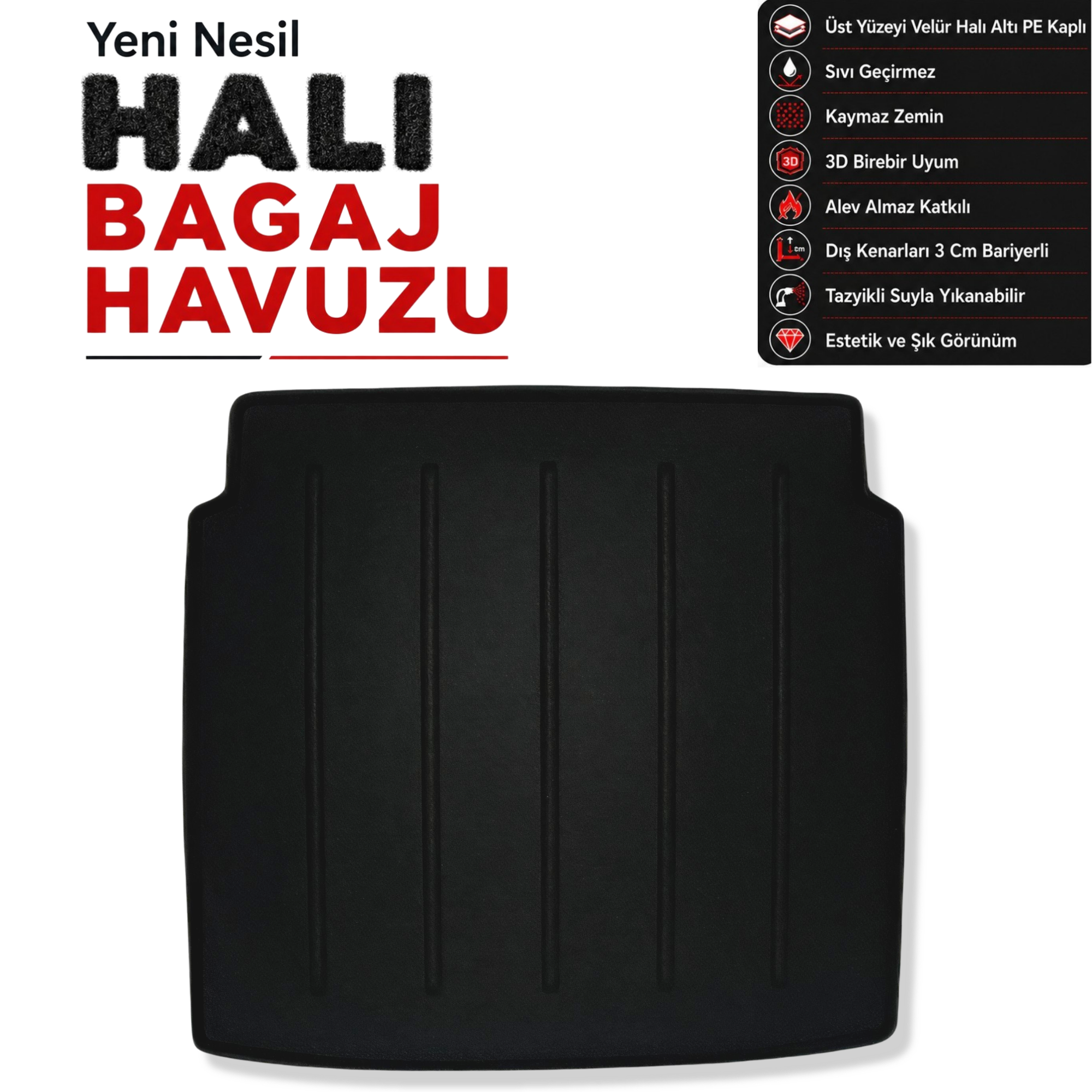 Renault Duster Halı Bagaj Havuzu (2024 Sonrası)