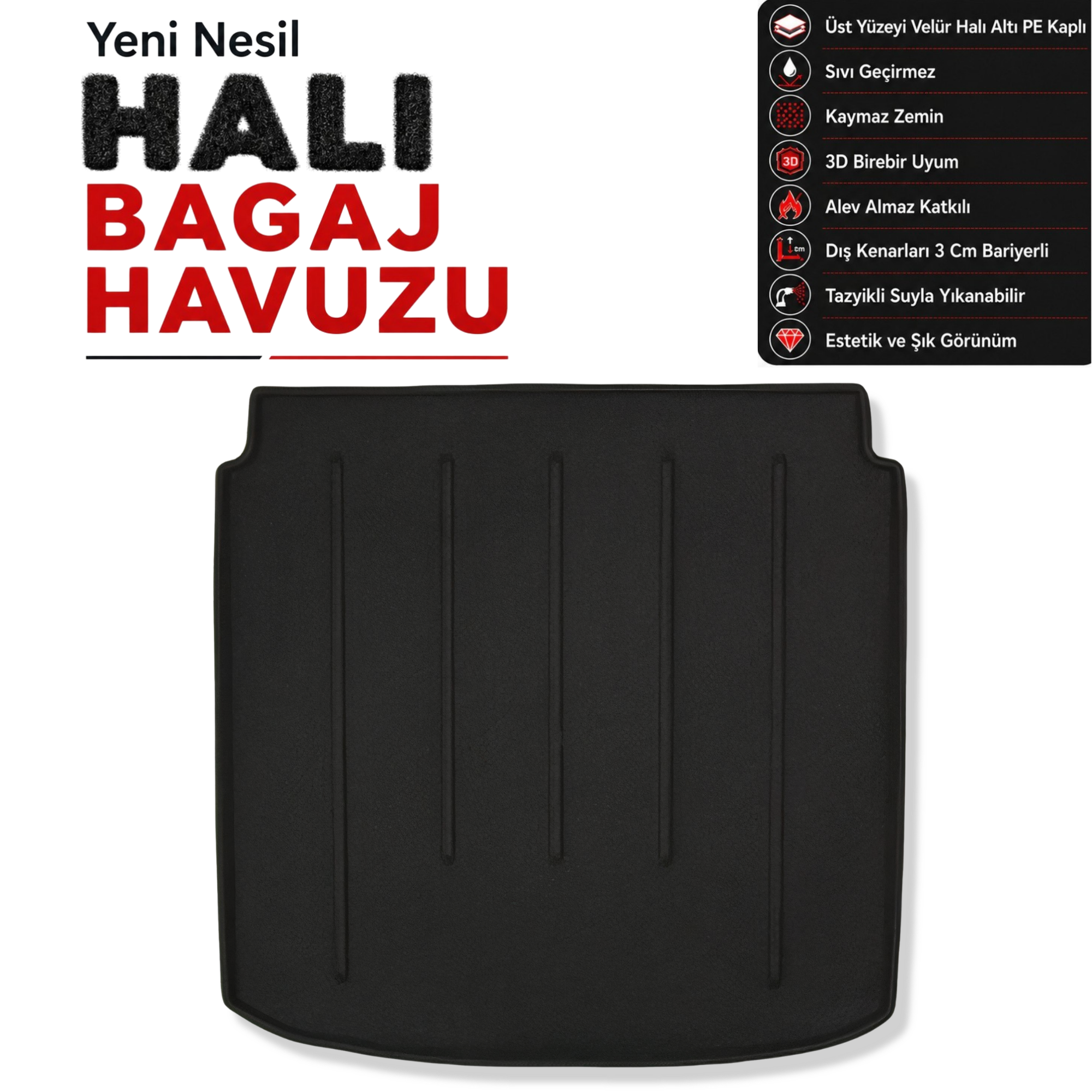 Seat Altea XL Halı Bagaj Havuzu (2006 Sonrası)