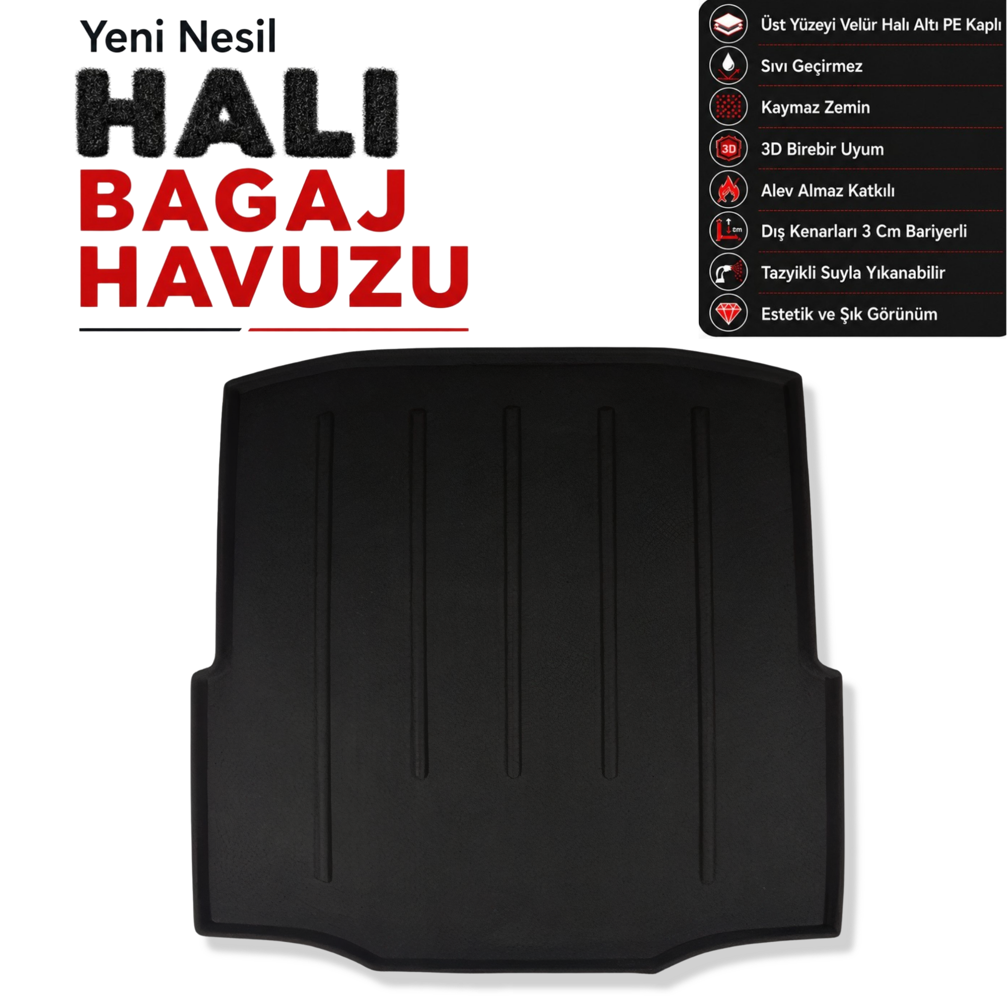 Skoda Superb Halı Bagaj Havuzu (2008 - 2014 Arası)