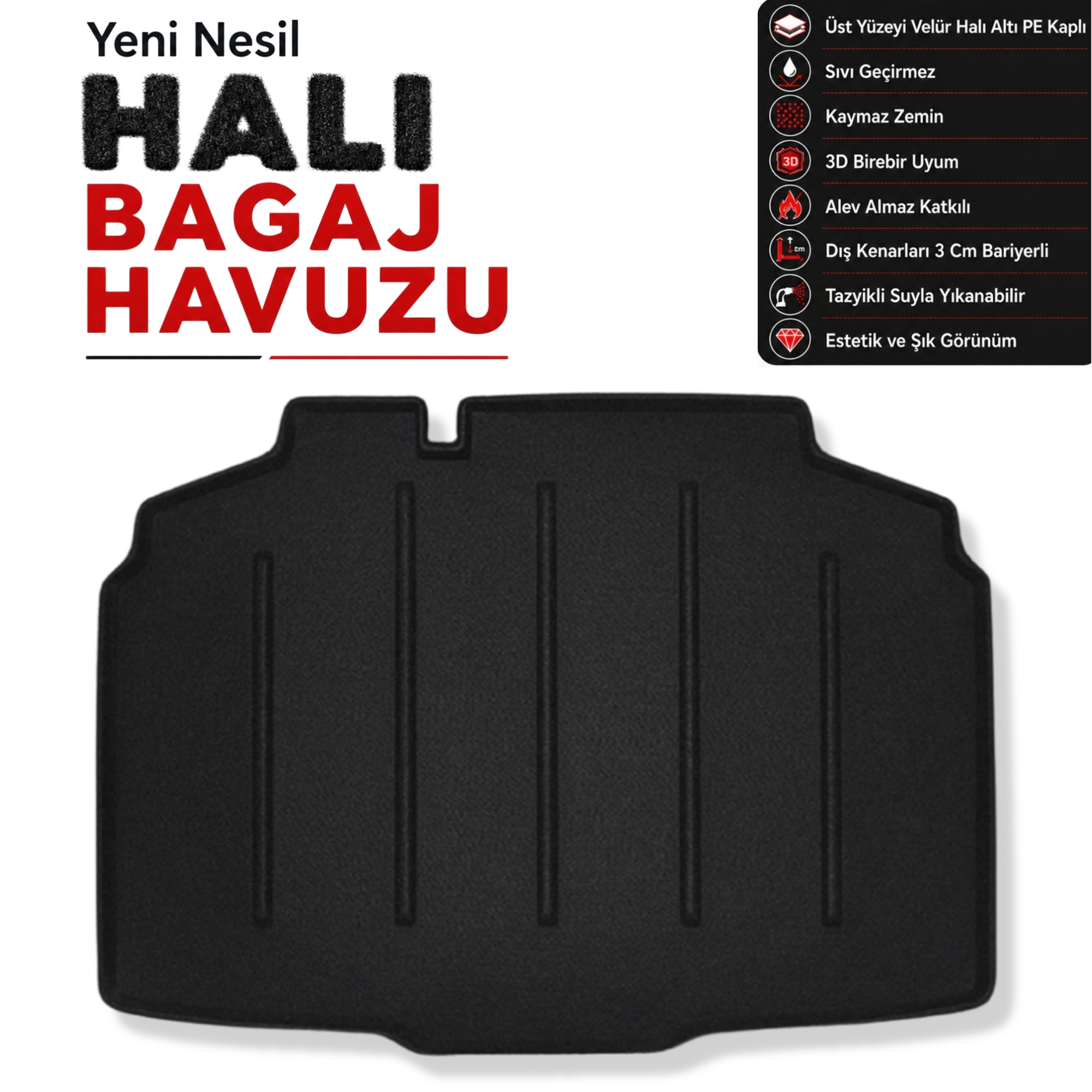 Skoda Fabia Halı Bagaj Havuzu (2020 Sonrası)