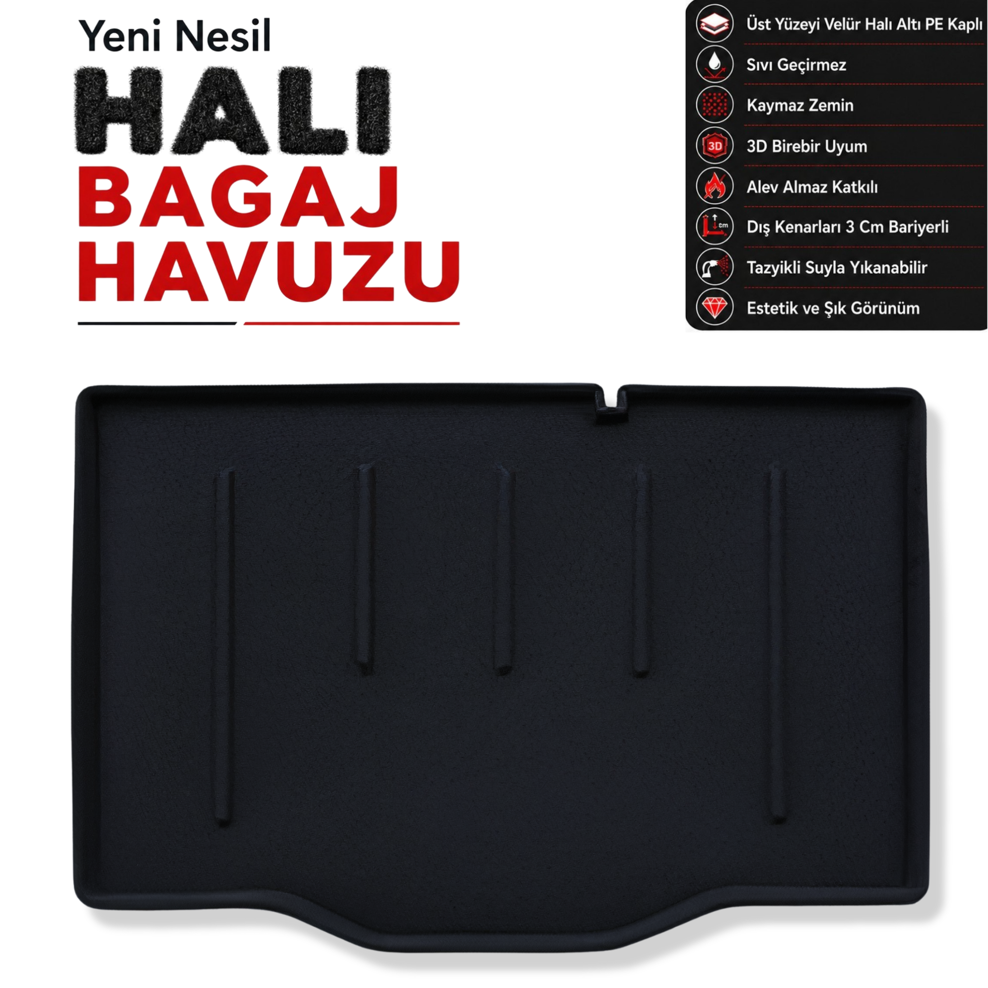 Suzuki Swift Halı Bagaj Havuzu (2018 ve 2023 Arası)