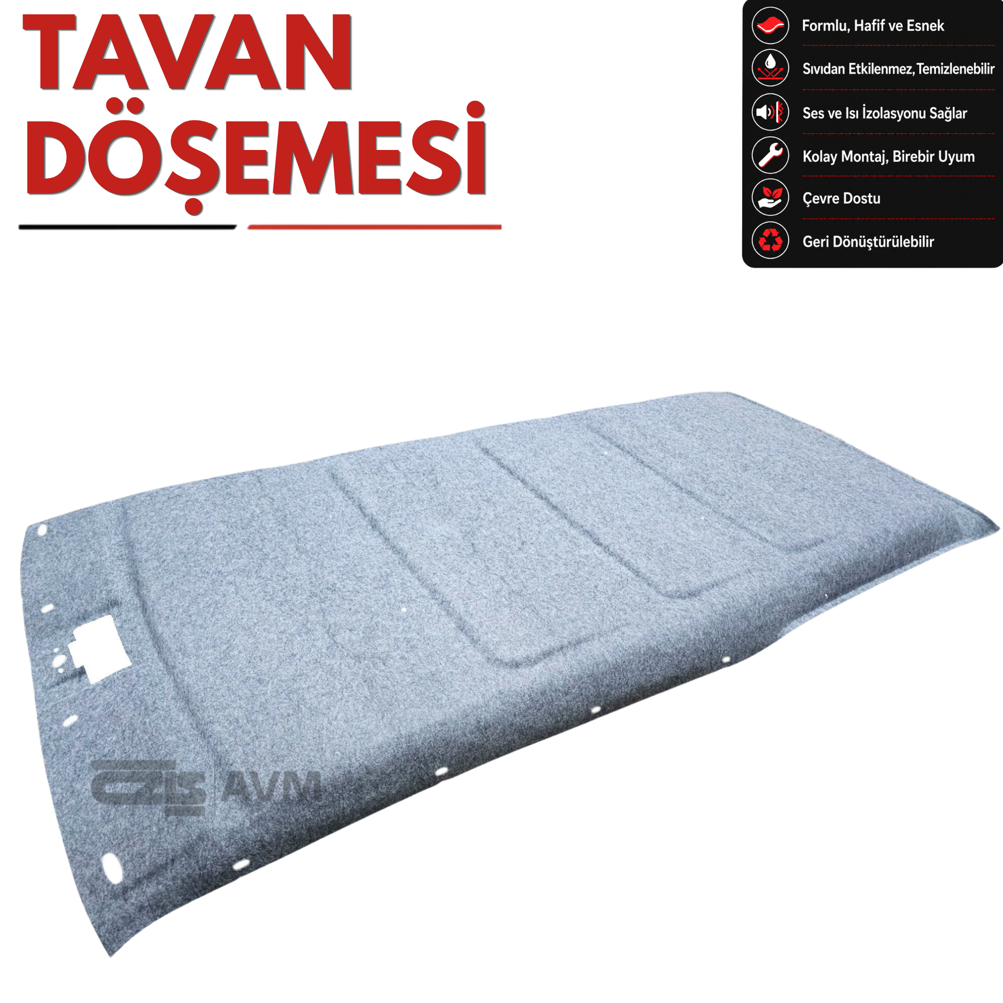 Fiat 131 Kartal SLX Monoblok Tavan Döşemesi (1981 - 1990 Arası)