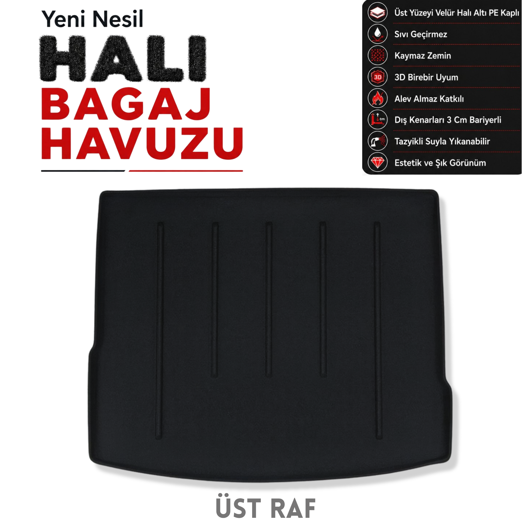 Volkswagen Tiguan Halı Bagaj Havuzu (2024 Sonrası)