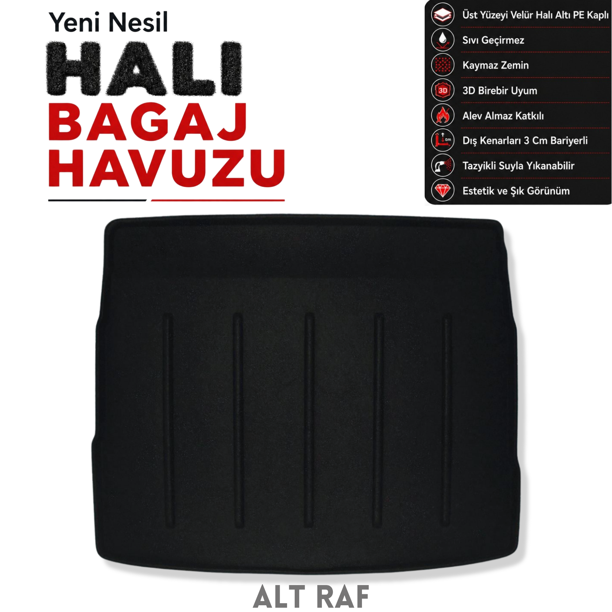 Volkswagen Tiguan Halı Bagaj Havuzu (2024 Sonrası)