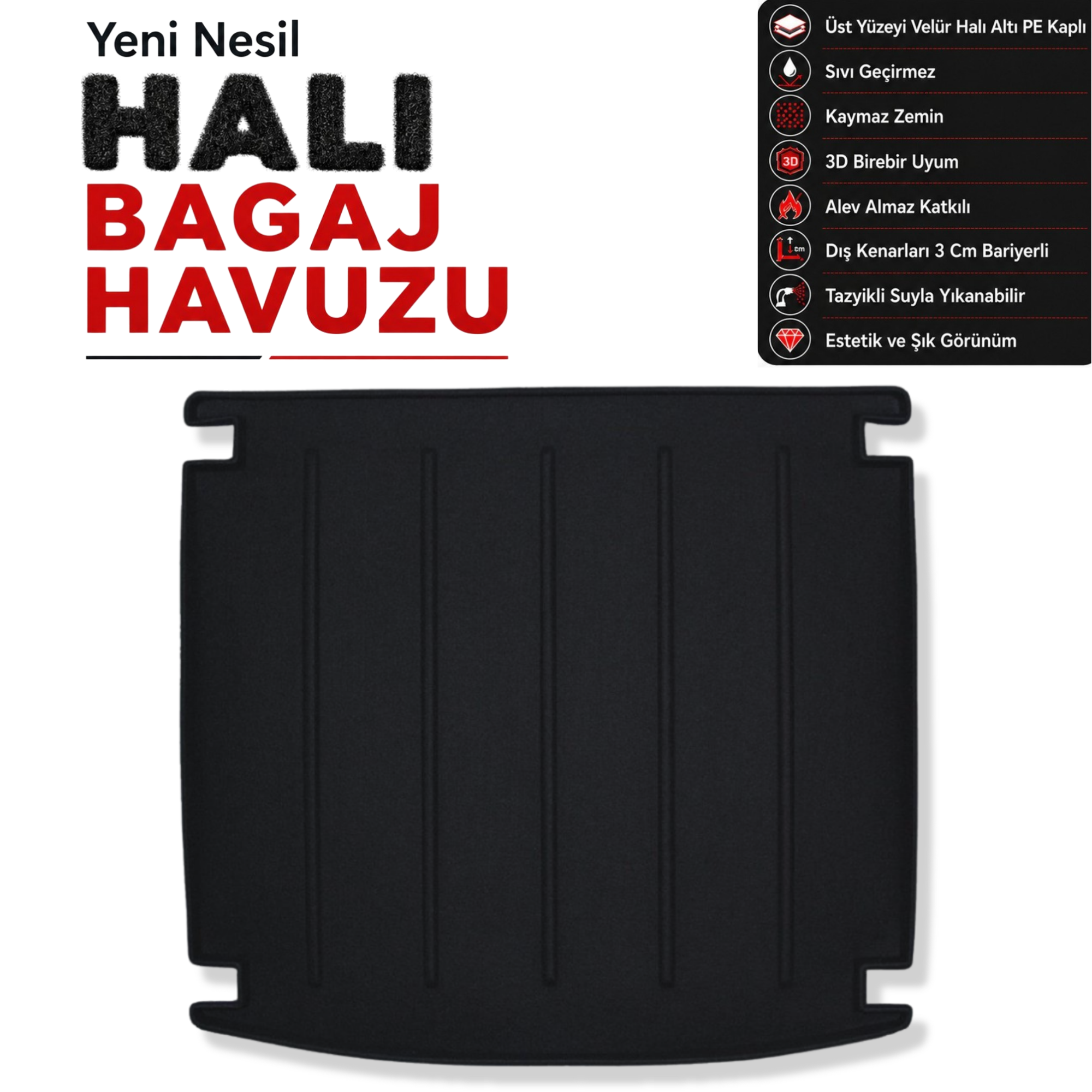 Volkswagen Touareg Halı Bagaj Havuzu (2019 Sonrası)