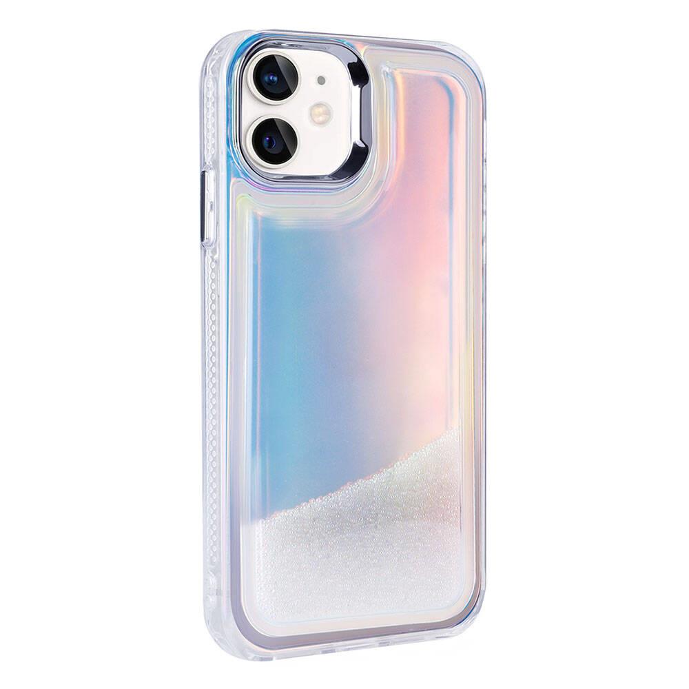 Apple iPhone 11 Kılıf Airbagli Renkli Arka Yüzey Boncuk Tasarımlı Zore Kumul Kapak