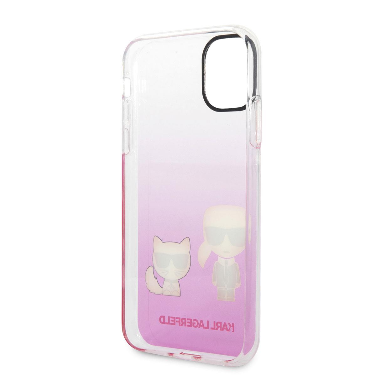 Apple iPhone 11 Kılıf Karl Lagerfeld Sert TPU K&C Dizayn Kapak