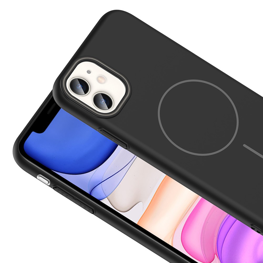Apple iPhone 11 Kılıf M-safe Şarj Özellikli Zore Ruby Sert Kapak
