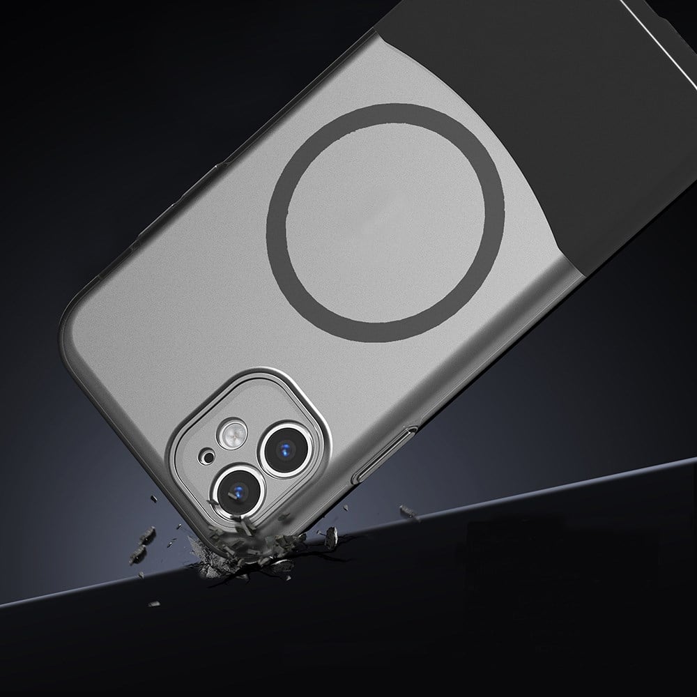 Apple iPhone 11 Kılıf M-Safe Şarj Özellikli Mıknatıslı Zore Duble Kapak