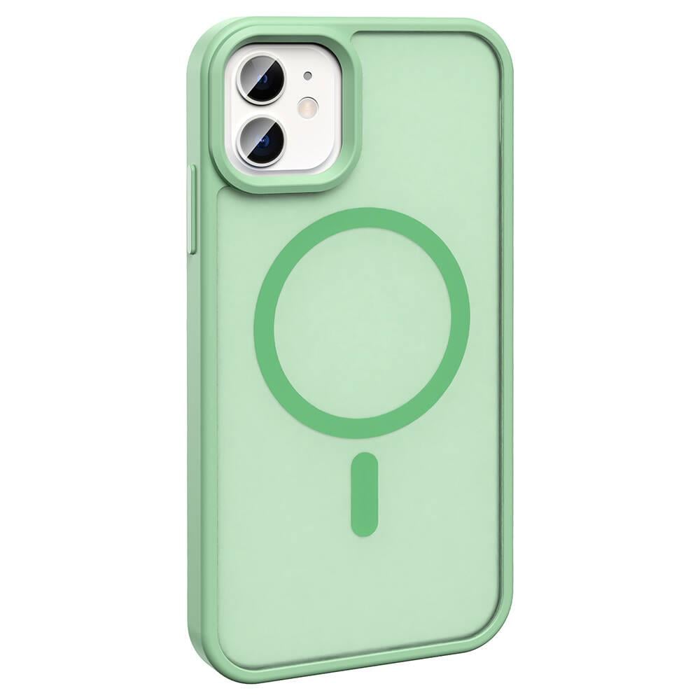 Apple iPhone 11 Kılıf M-safe Şarj Özellikli Mat Arka Yüzey Zore Sio Kapak