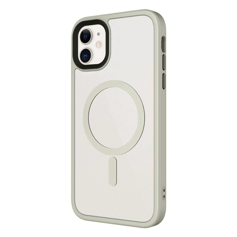 Apple iPhone 11 Kılıf Mat Arka Yüzey Wireless Şarj Özellikli Zore Flet M-safe Kapak