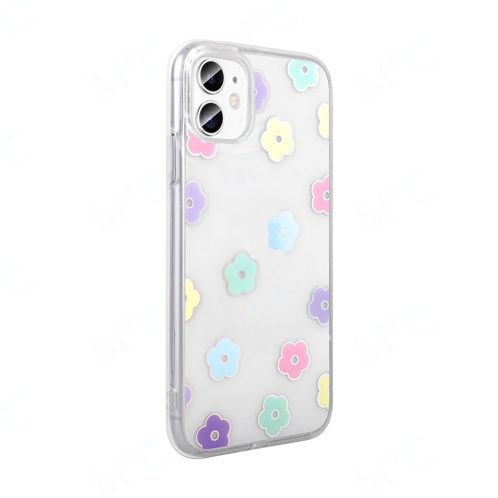 Apple iPhone 11 Kılıf Şeffaf Figürlü Zore Folk Sert Kapak