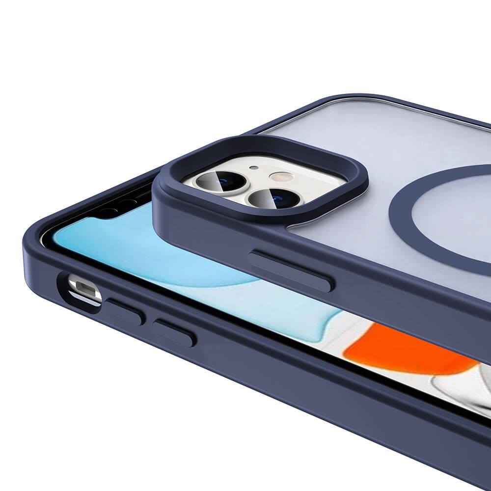 Apple iPhone 12 Kılıf M-safe Şarj Özellikli Mat Arka Yüzey Zore Sio Kapak