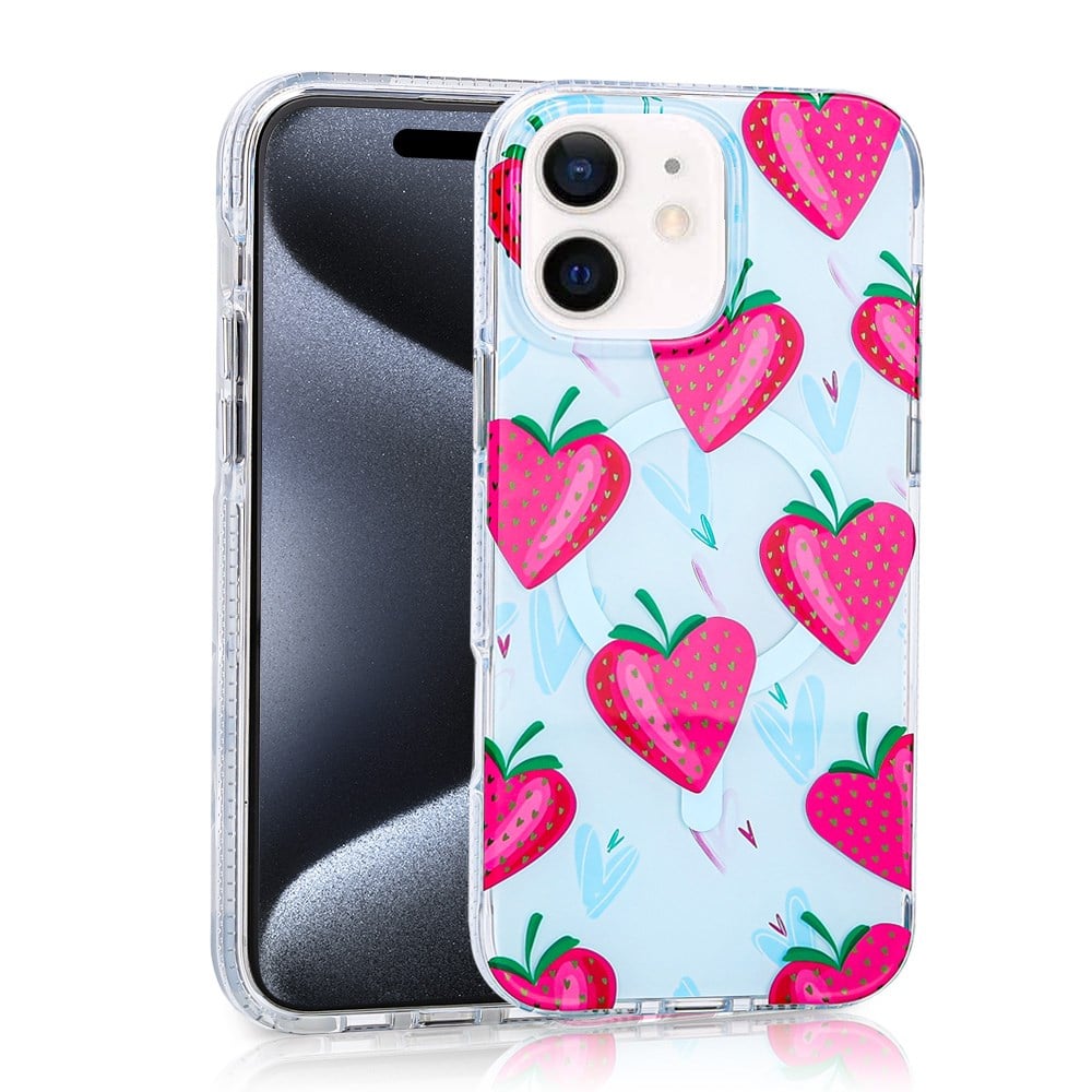 Apple iPhone 12 Kılıf M-safe Şarj Özellikli Zore Stilo Kapak