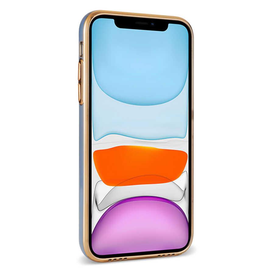 Apple iPhone 12 Kılıf Zore Bark Kartlıklı Kapak