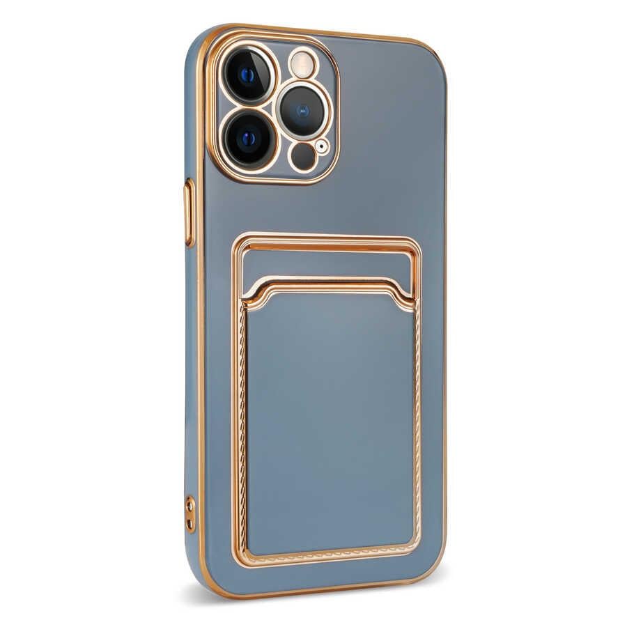 Apple iPhone 12 Pro Kılıf Zore Bark Kartlıklı Kapak
