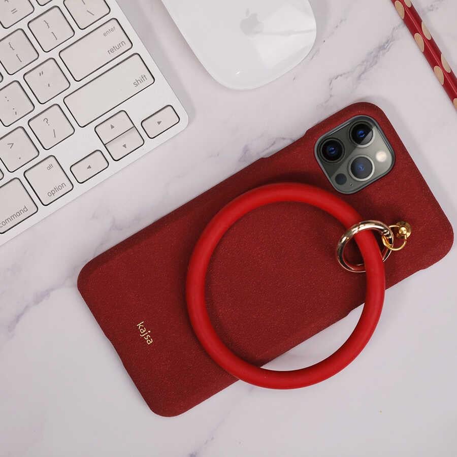 Apple iPhone 12 Pro Max Kılıf Kajsa Splendid Serisi Morandi Ring Kapak