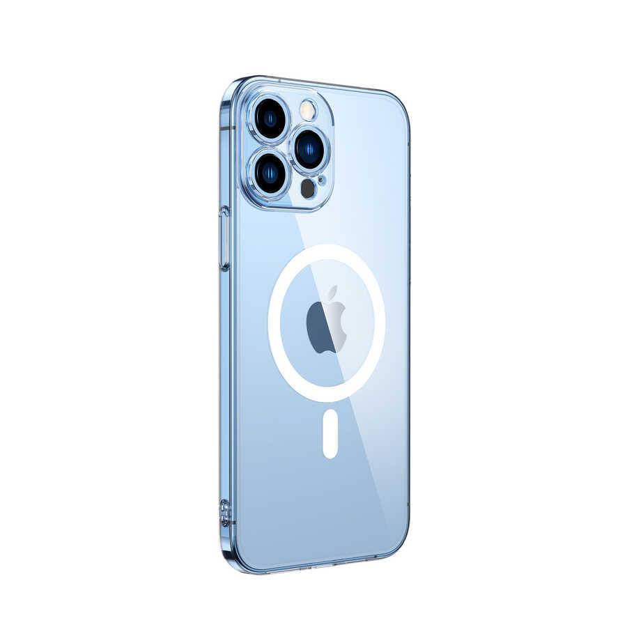 Apple iPhone 12 Pro Max Kılıf Kamera Korumalı M-safe Sert PC Zore Porto Kapak
