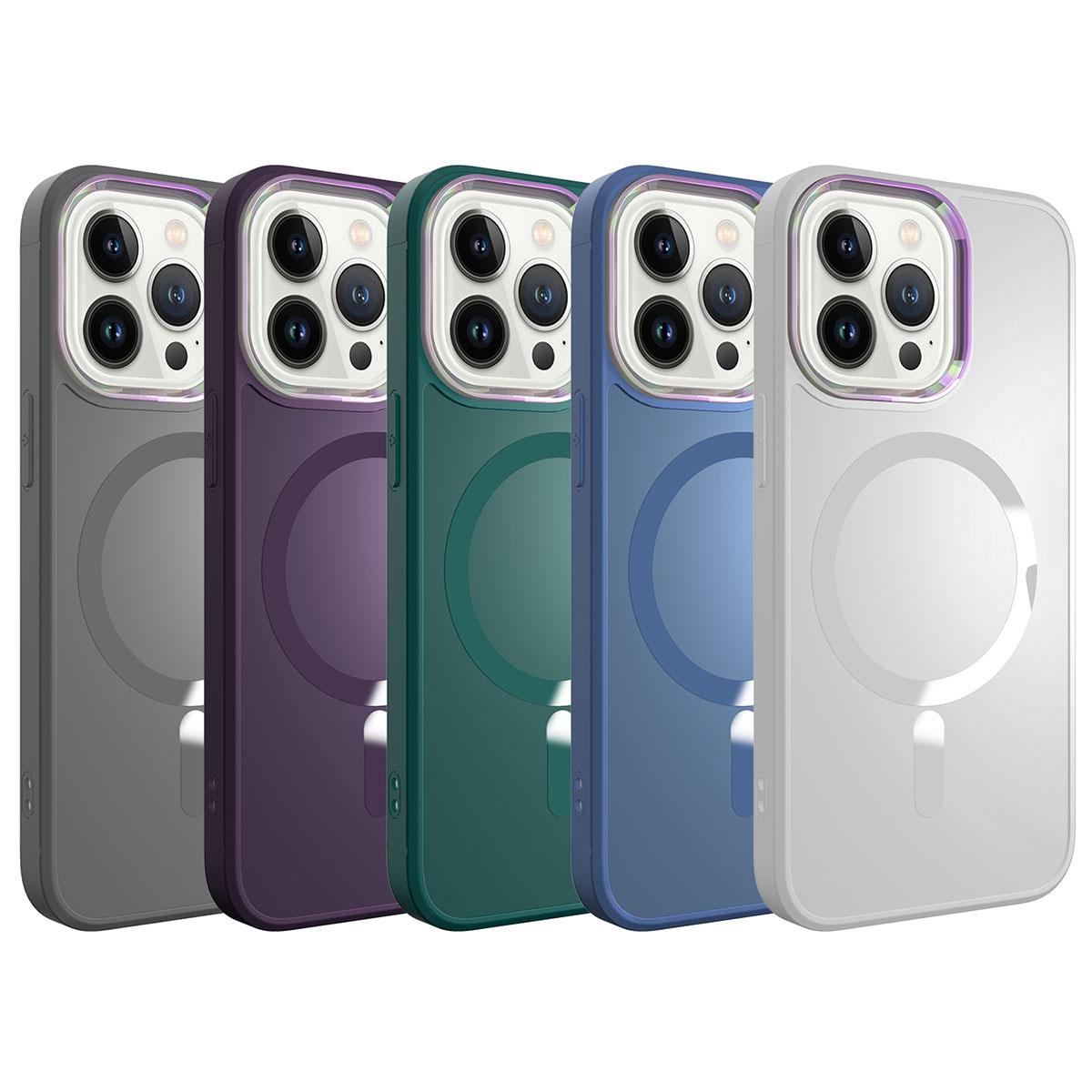 Apple iPhone 12 Pro Max Kılıf M-safe Wireless Şarj Özellikli Zore Stil Kapak
