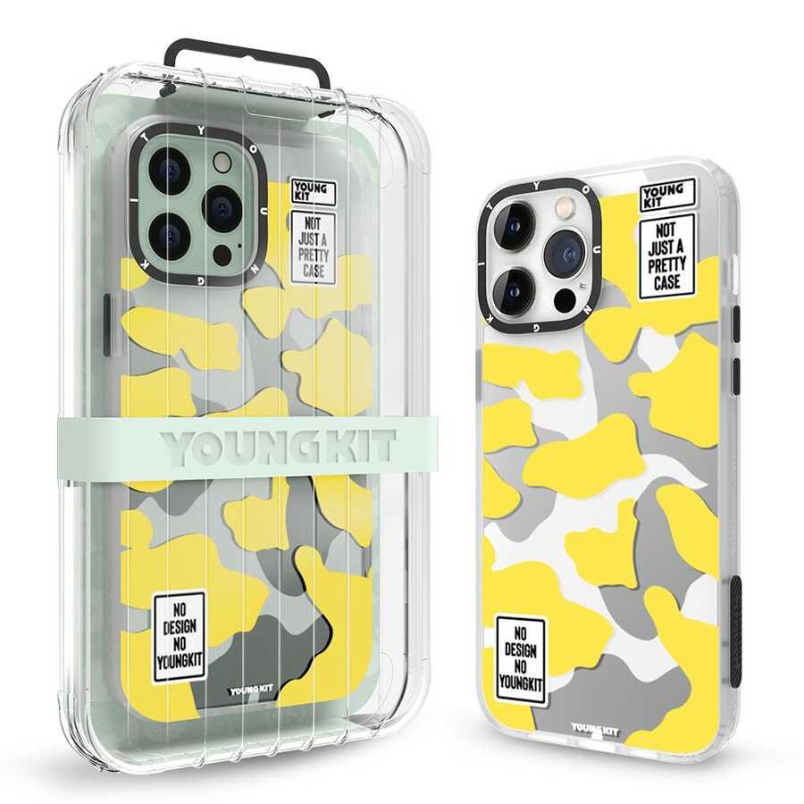 Apple iPhone 12 Pro Max Kılıf YoungKit Kamuflaj Serisi Kapak