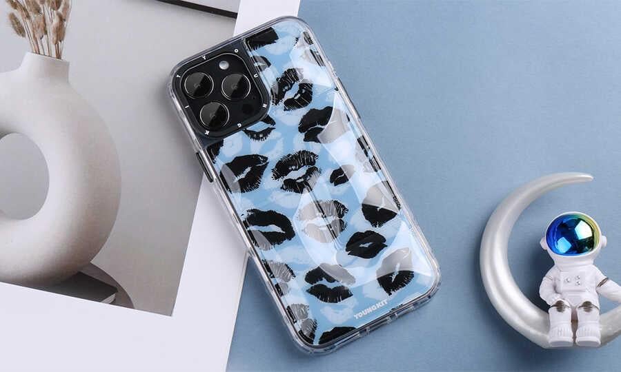 Apple iPhone 12 Pro Max Kılıf YoungKit Leopard Article Serisi Kapak