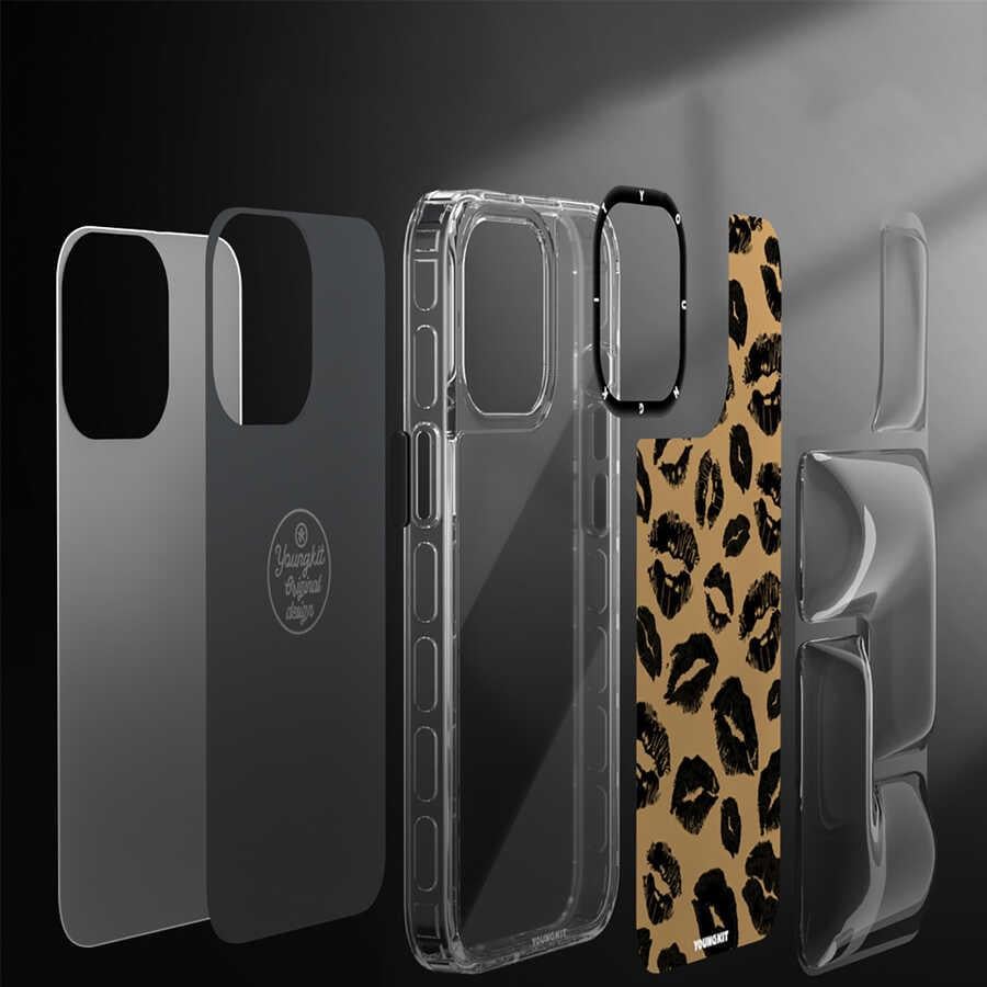 Apple iPhone 12 Pro Max Kılıf YoungKit Leopard Article Serisi Kapak