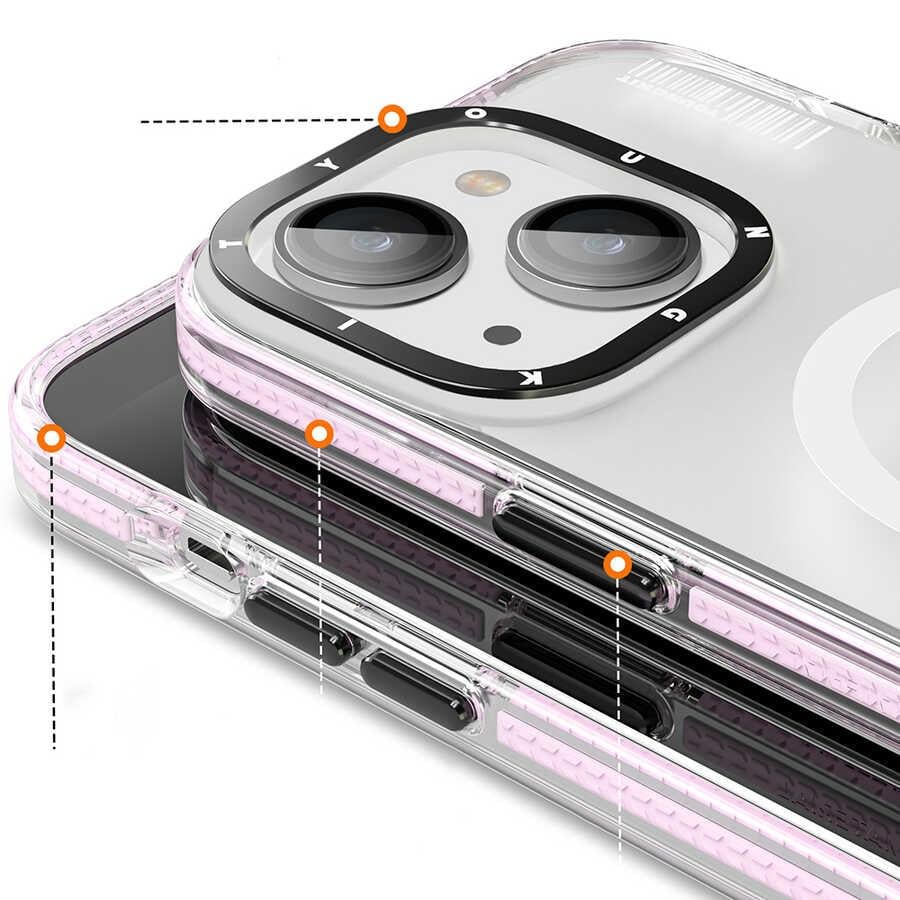 Apple iPhone 13 Kılıf M-safe Şarj Özellikli Youngkit Jane Sand Serisi Kapak