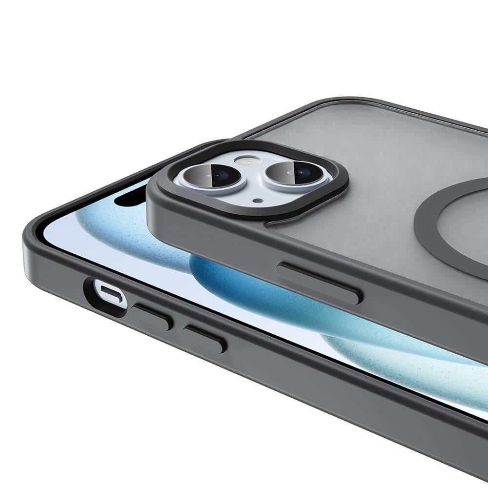 Apple iPhone 13 Kılıf M-safe Şarj Özellikli Mat Arka Yüzey Zore Sio Kapak