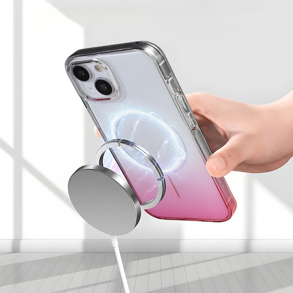Apple iPhone 13 Kılıf M-Safe Şarj Özellikli Zore Septik Silikon Kapak
