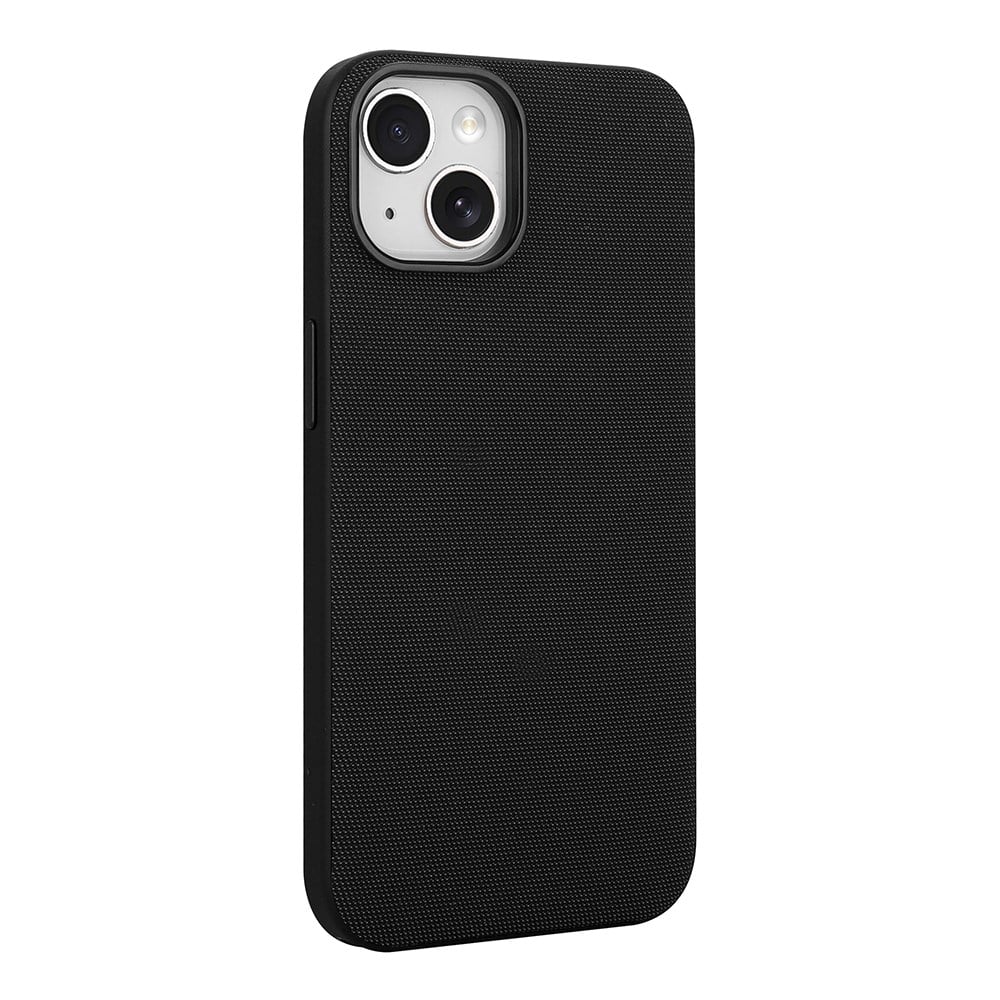 Apple iPhone 13 Kılıf M-Safe Şarj Özellikli Kumaş Tasarımlı Zore Miami Sert PC Kapak
