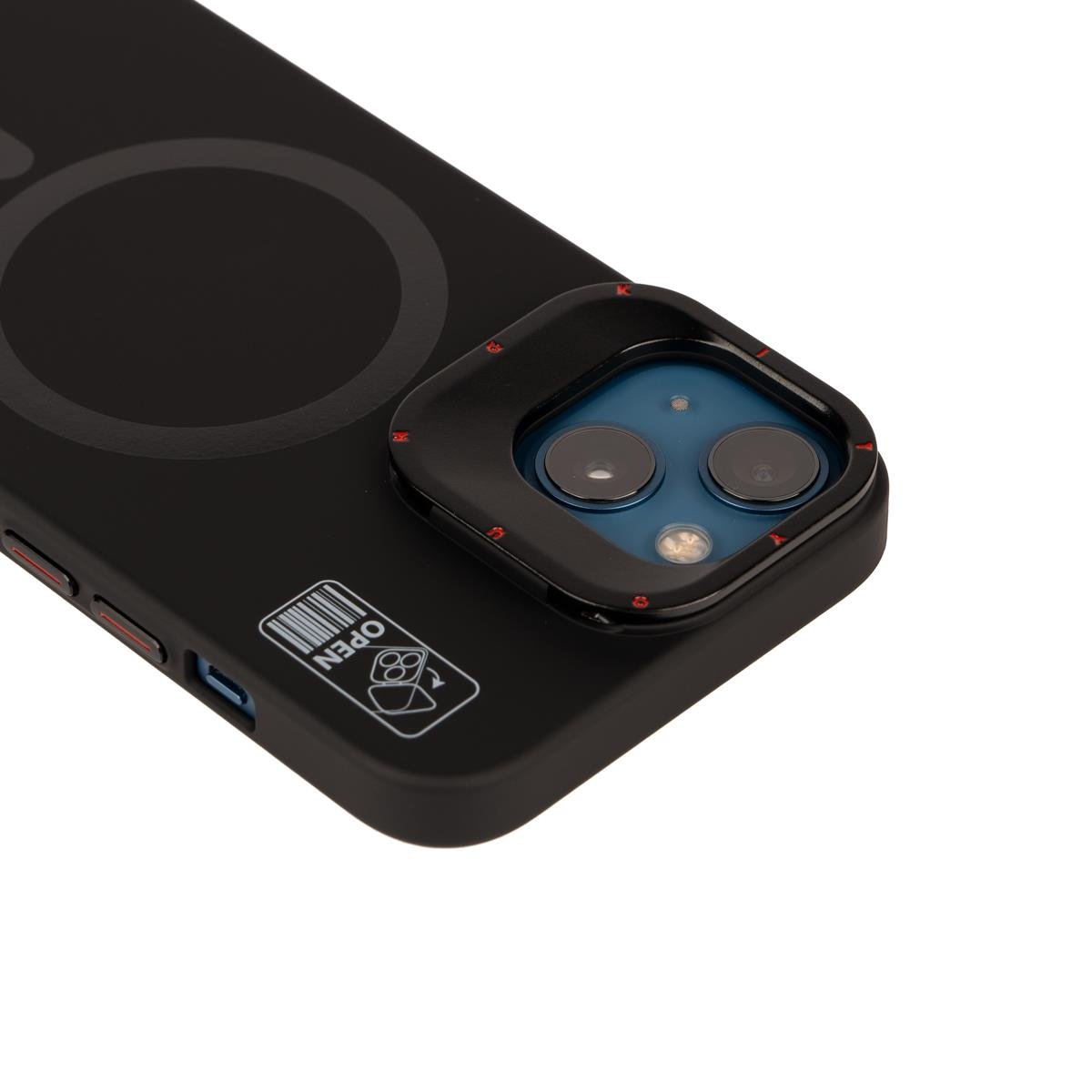 Apple iPhone 13 Kılıf M-safe Şarj Özellikli Standlı YoungKit Hermit Bracket Serisi Kapak