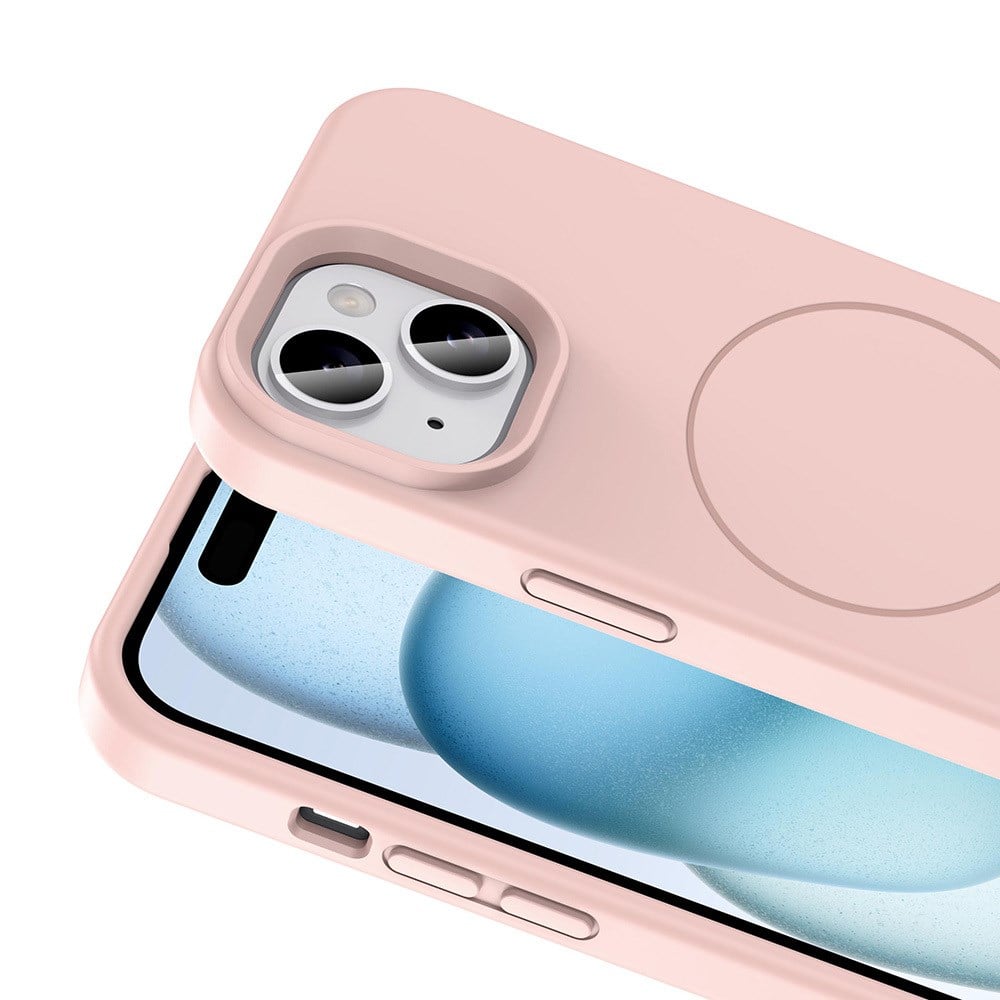 Apple iPhone 13 Kılıf M-safe Şarj Özellikli Polka Dot Desenli Youngkit Spots Serisi Kapak