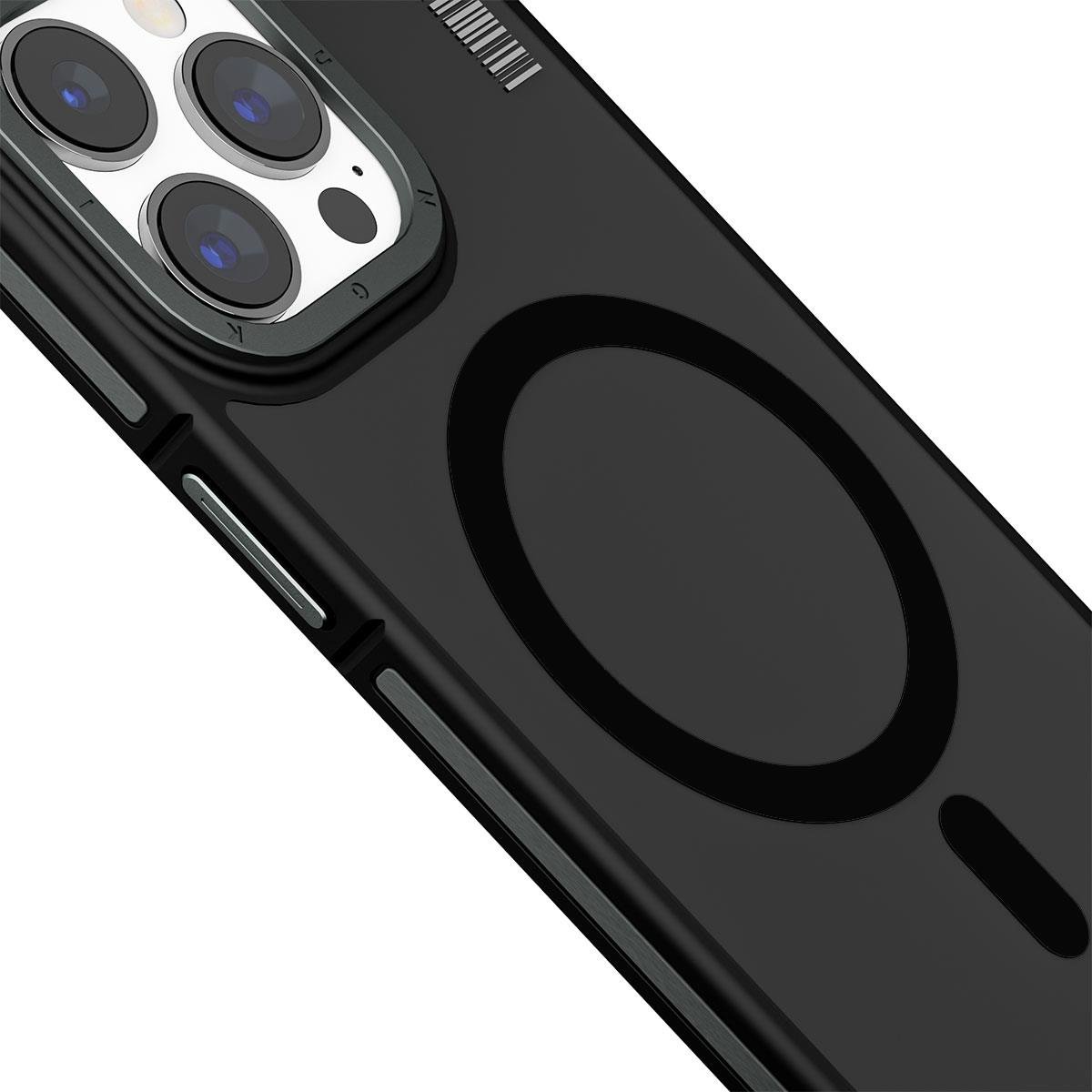 Apple iPhone 13 Kılıf M-safe Şarj Özellikli Youngkit Rock Sand Serisi Kapak