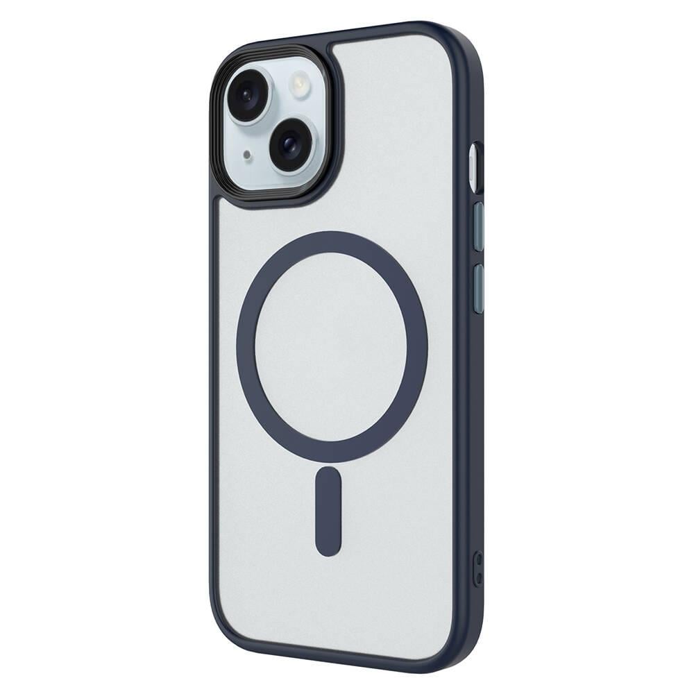 Apple iPhone 13 Kılıf Mat Arka Yüzey Wireless Şarj Özellikli Zore Flet M-safe Kapak